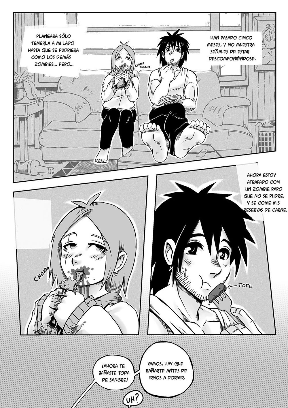 A ZOMBIE fell for me?