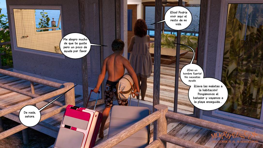 AMANDA and JUSTIN on Holiday