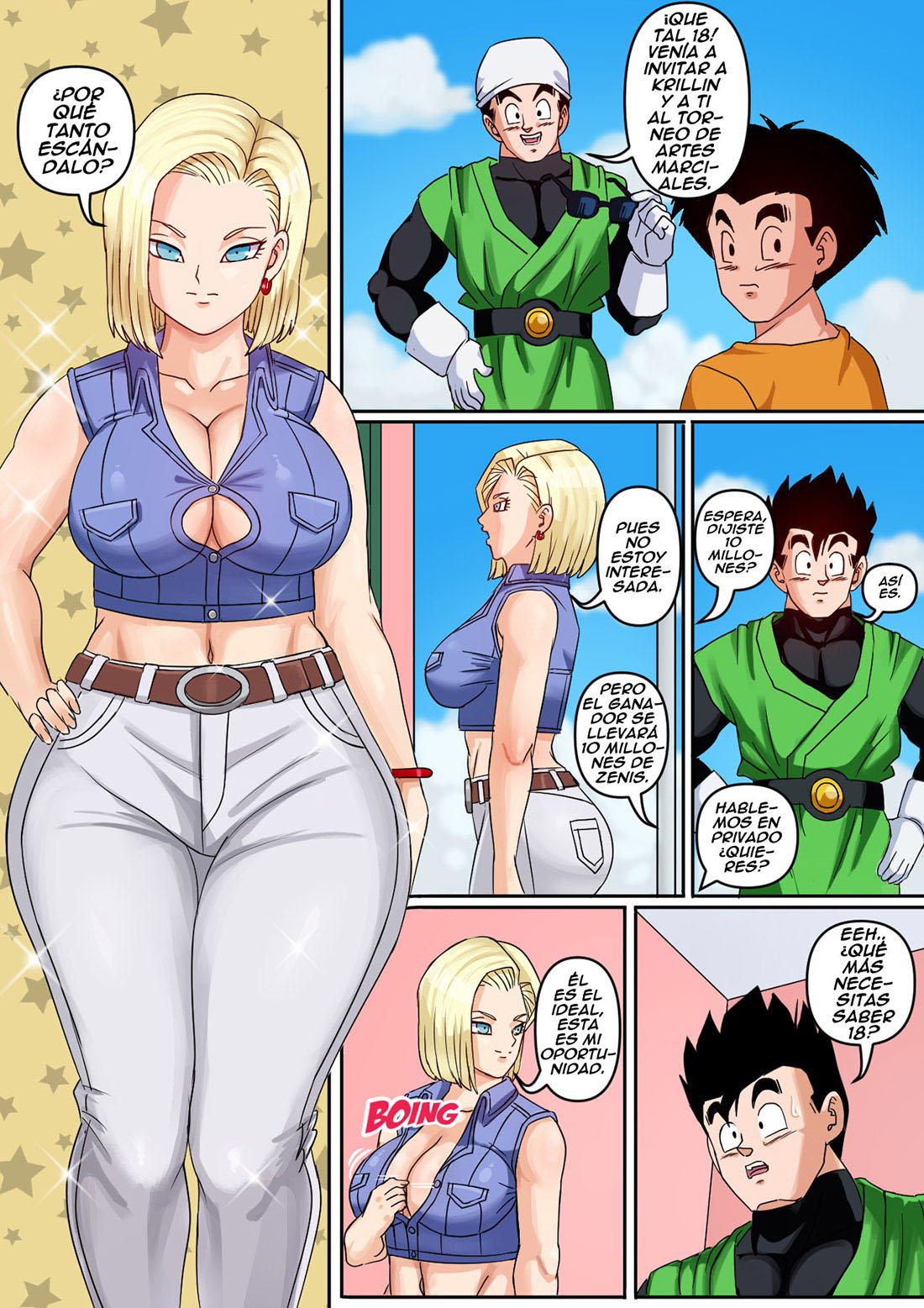 ANDROID 18 y GOHAN parte 1