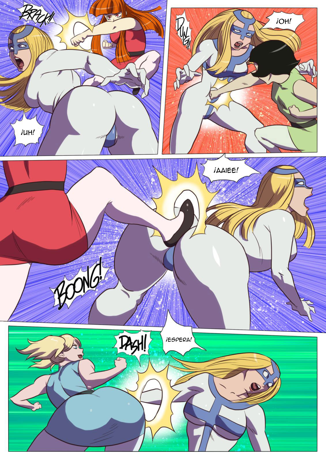 Badass POWERPUFF GIRLS vs FENME FATALE parte 1