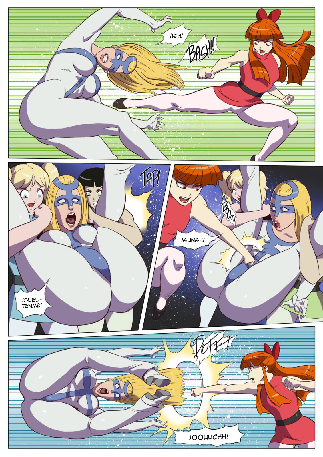 Badass POWERPUFF GIRLS vs FENME FATALE parte 1