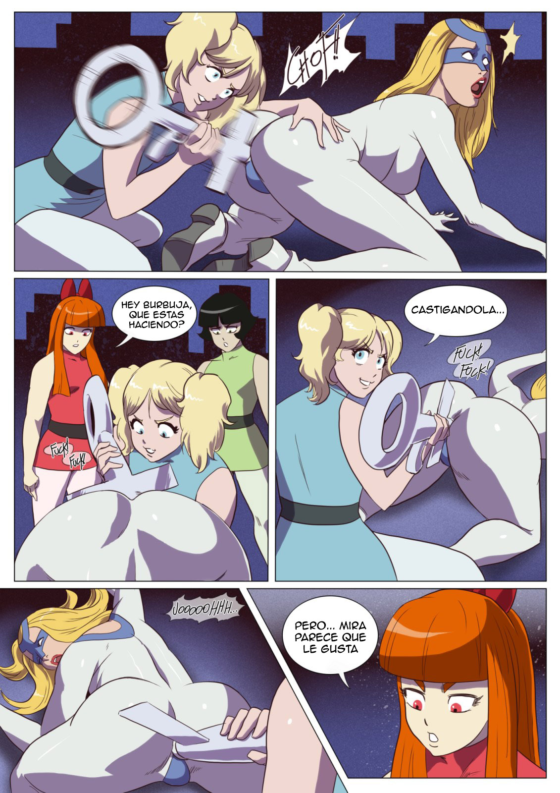 Badass POWERPUFF GIRLS vs FENME FATALE parte 1