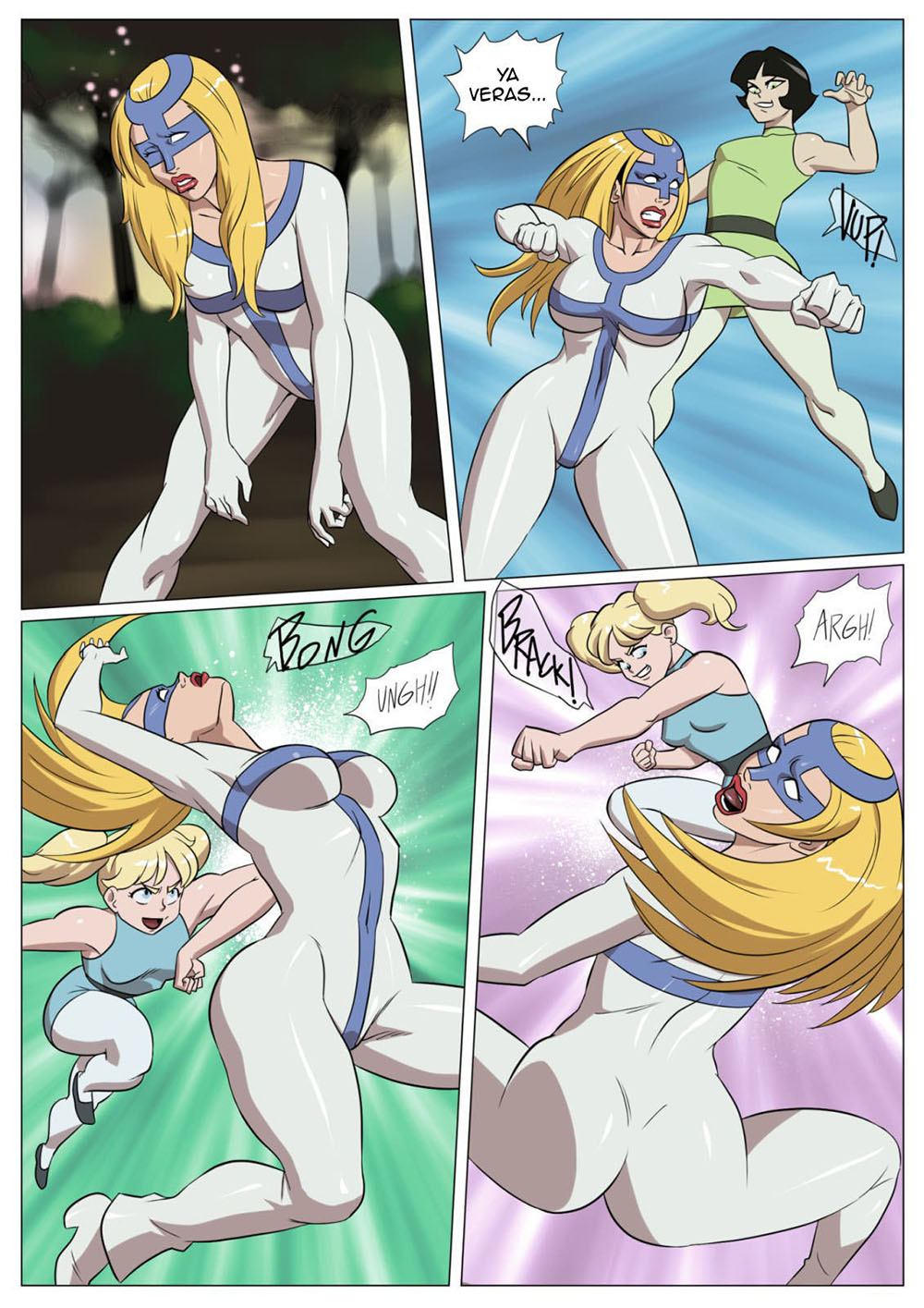 Badass POWERPUFF GIRLS vs FENME FATALE parte 2