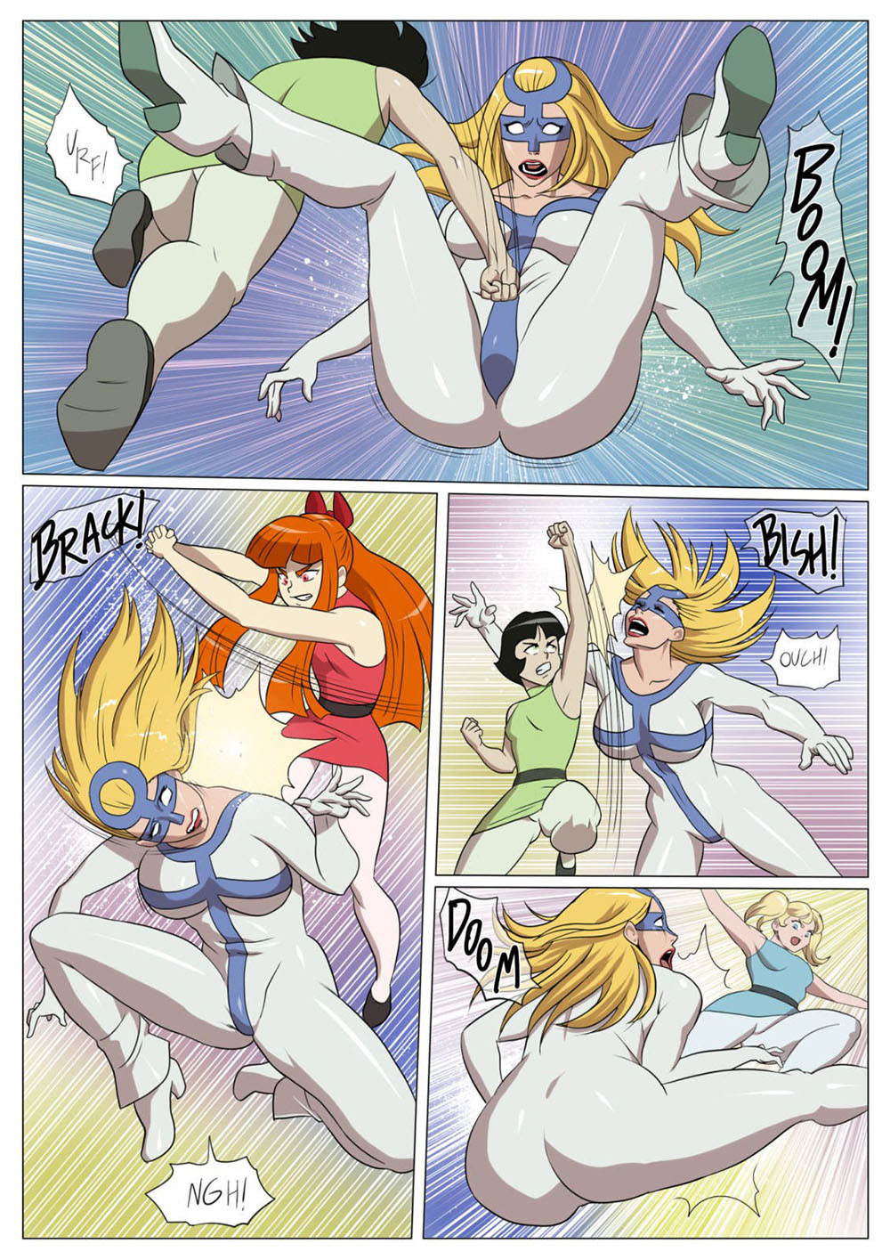 Badass POWERPUFF GIRLS vs FENME FATALE parte 2