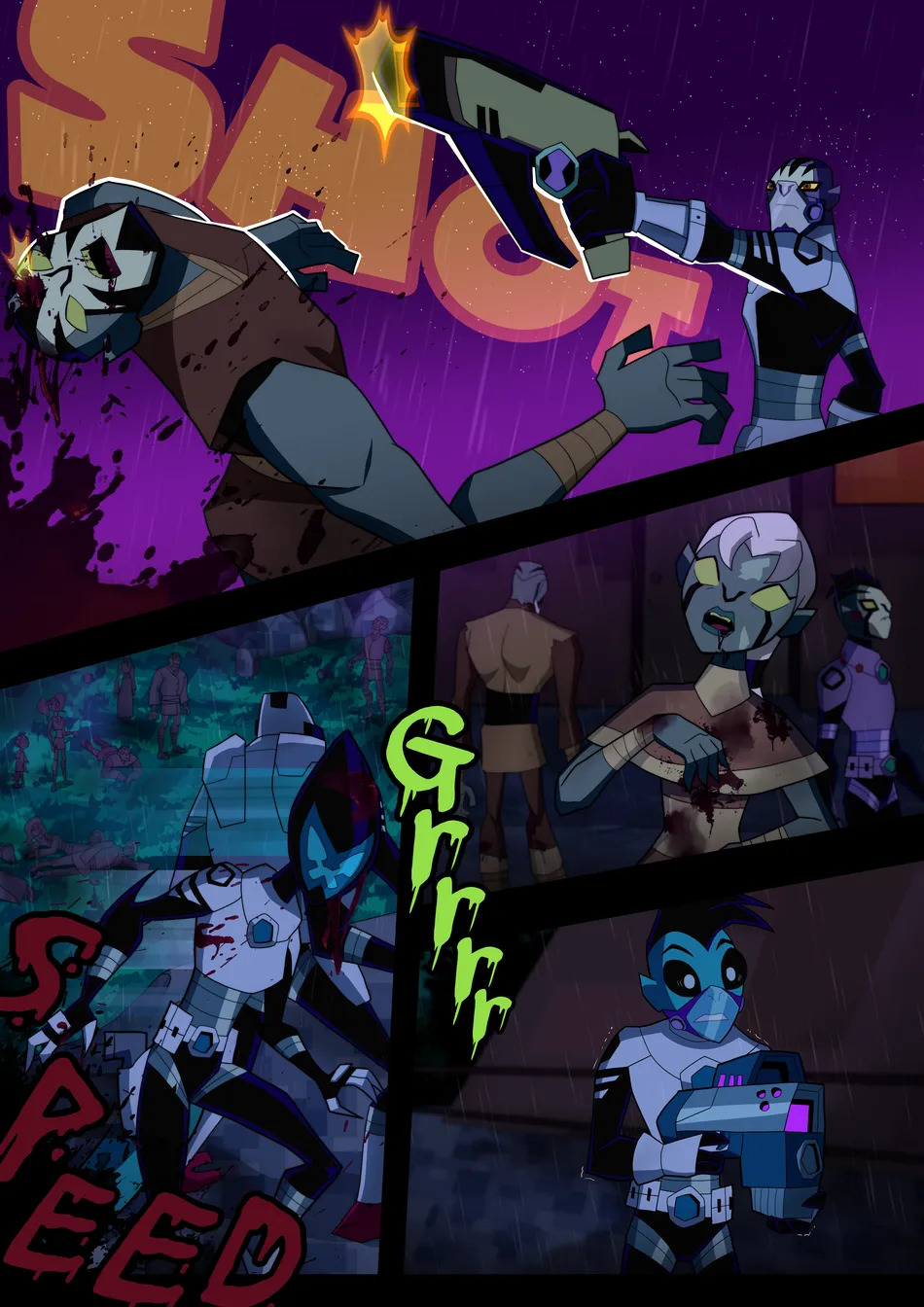 Benzarro Comic – BEN10 x ROOK