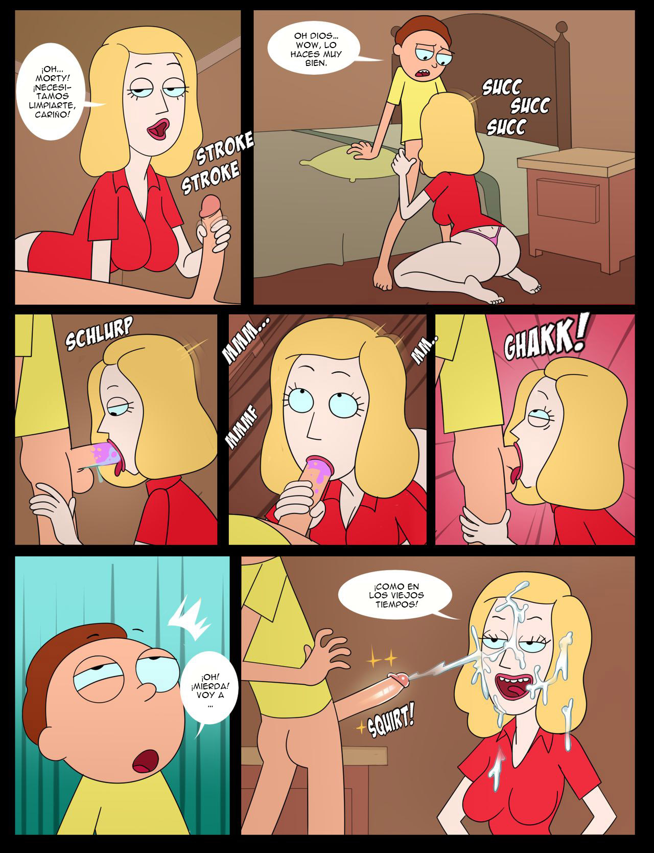 BETH and MORTY Comic