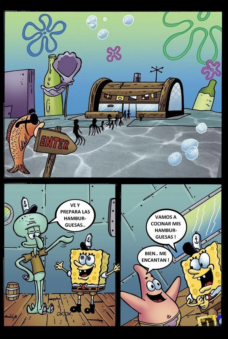BOB ESPONJA Parodia Porno