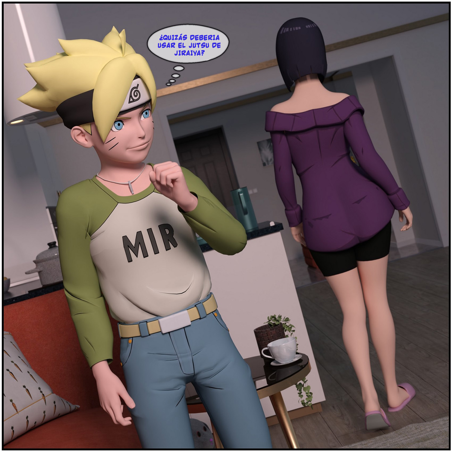 BORUTO and the JIRAIYA scroll parte 1
