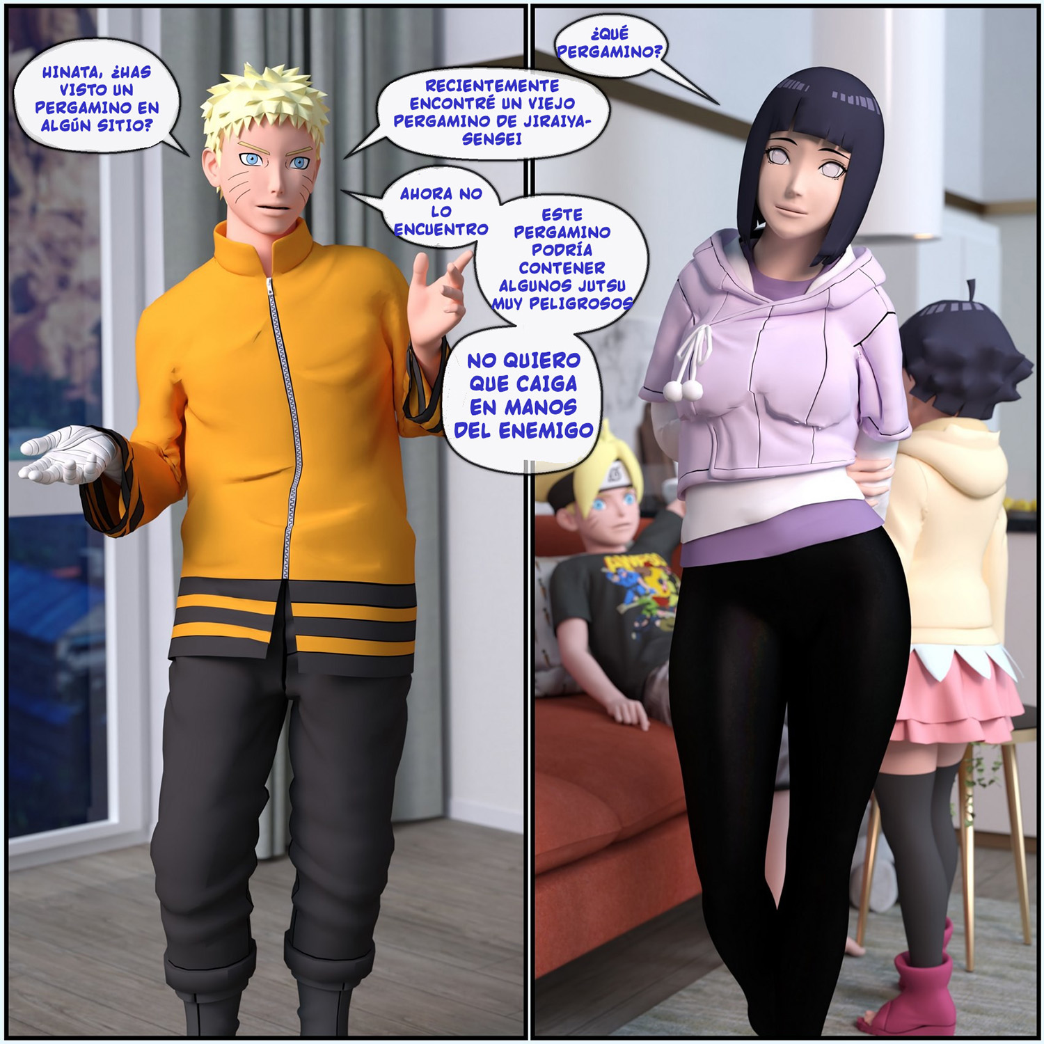 BORUTO and the JIRAIYA scroll parte 2