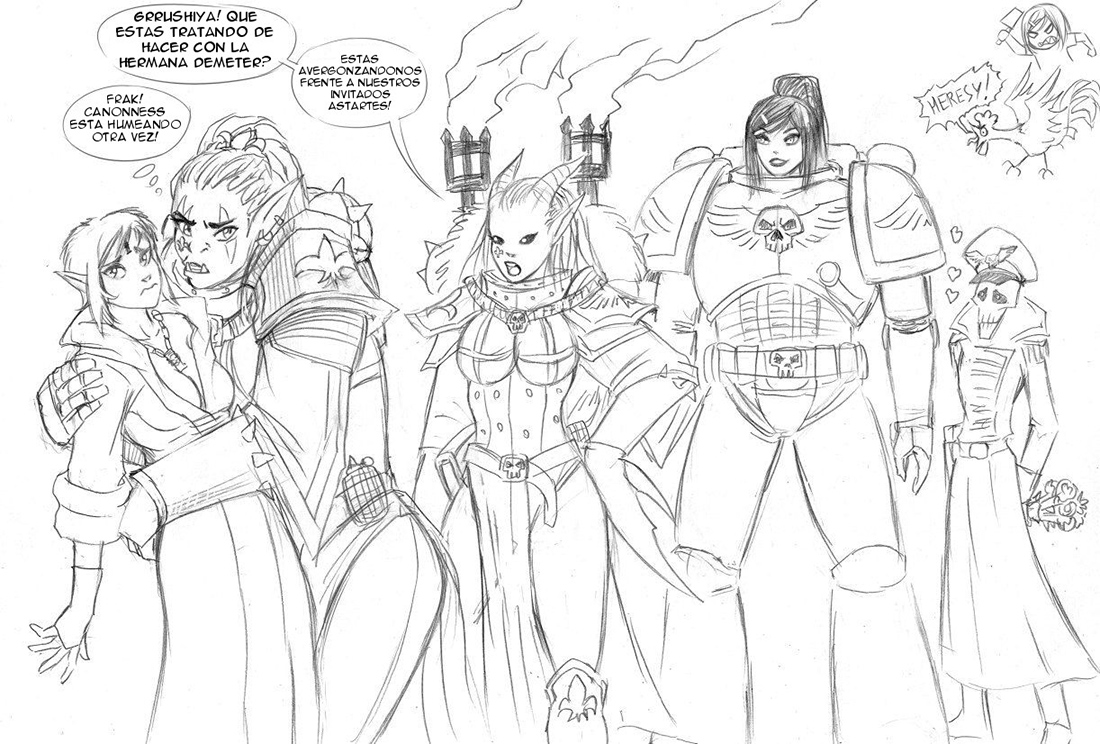 Brother DEMETRIUS and Battle SISTERS