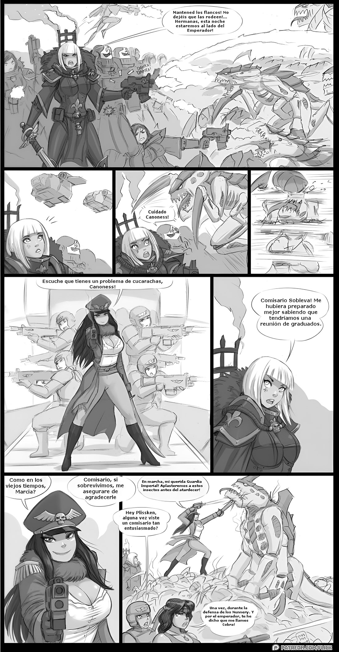 Brother DEMETRIUS and Battle SISTERS