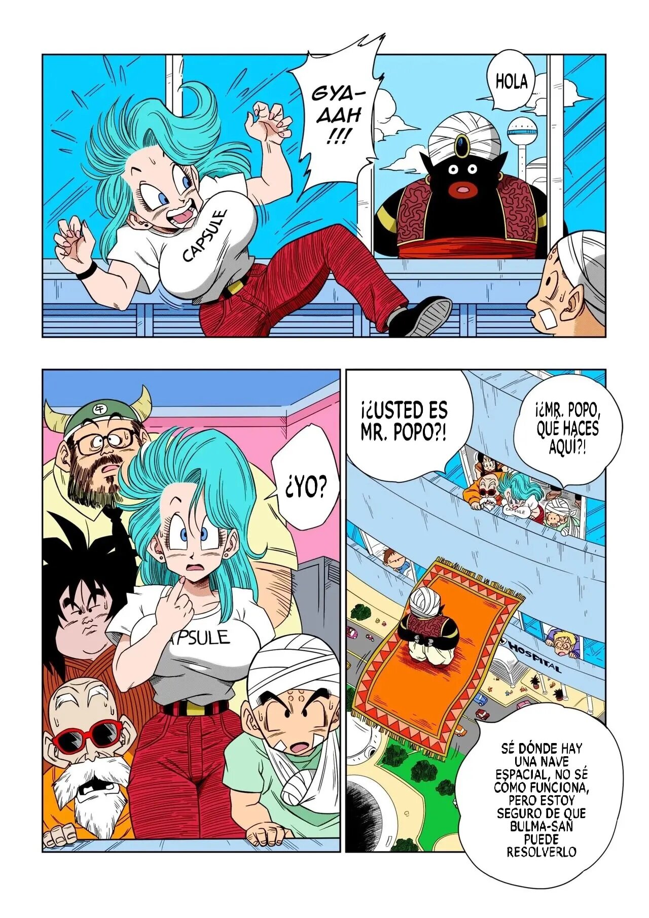 BULMA conoce a Mister POPO