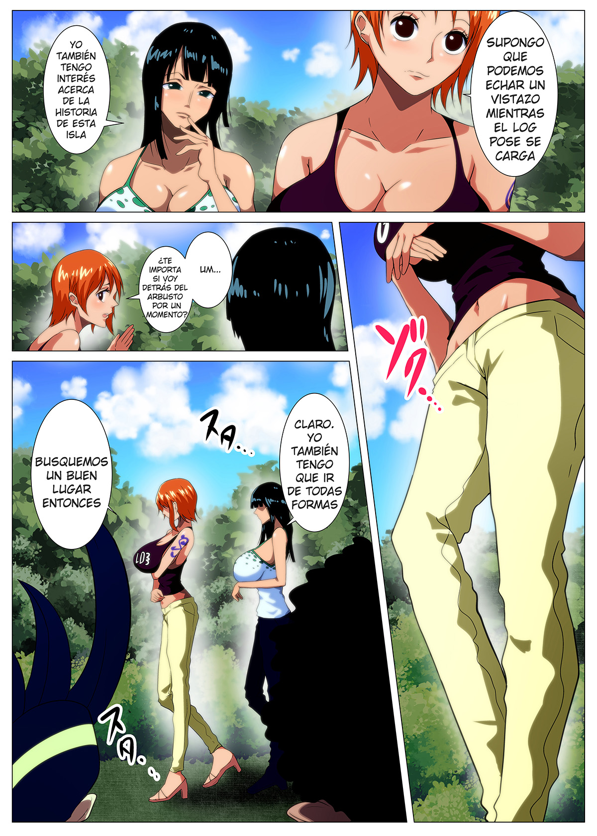 Buxom FEMALE PIRATES treasure hunt