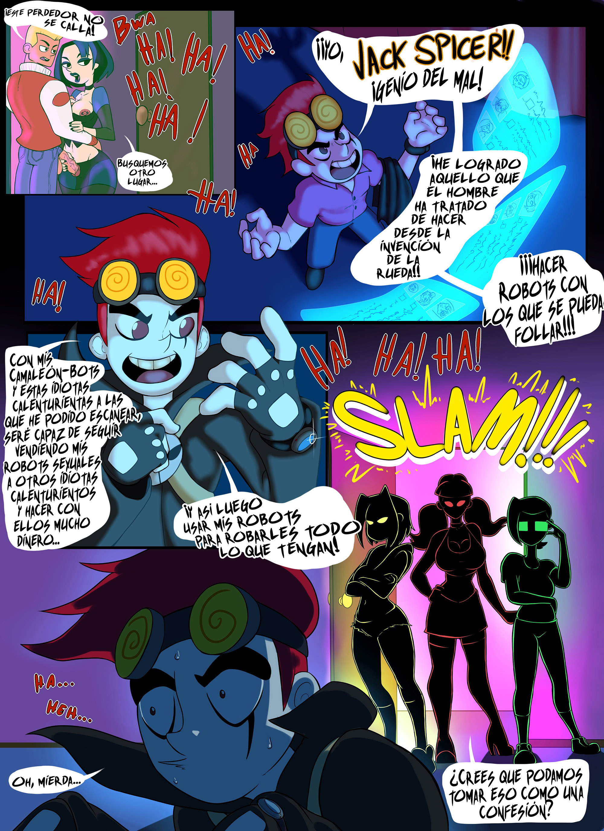 Cartoon COLLEGE PARTY