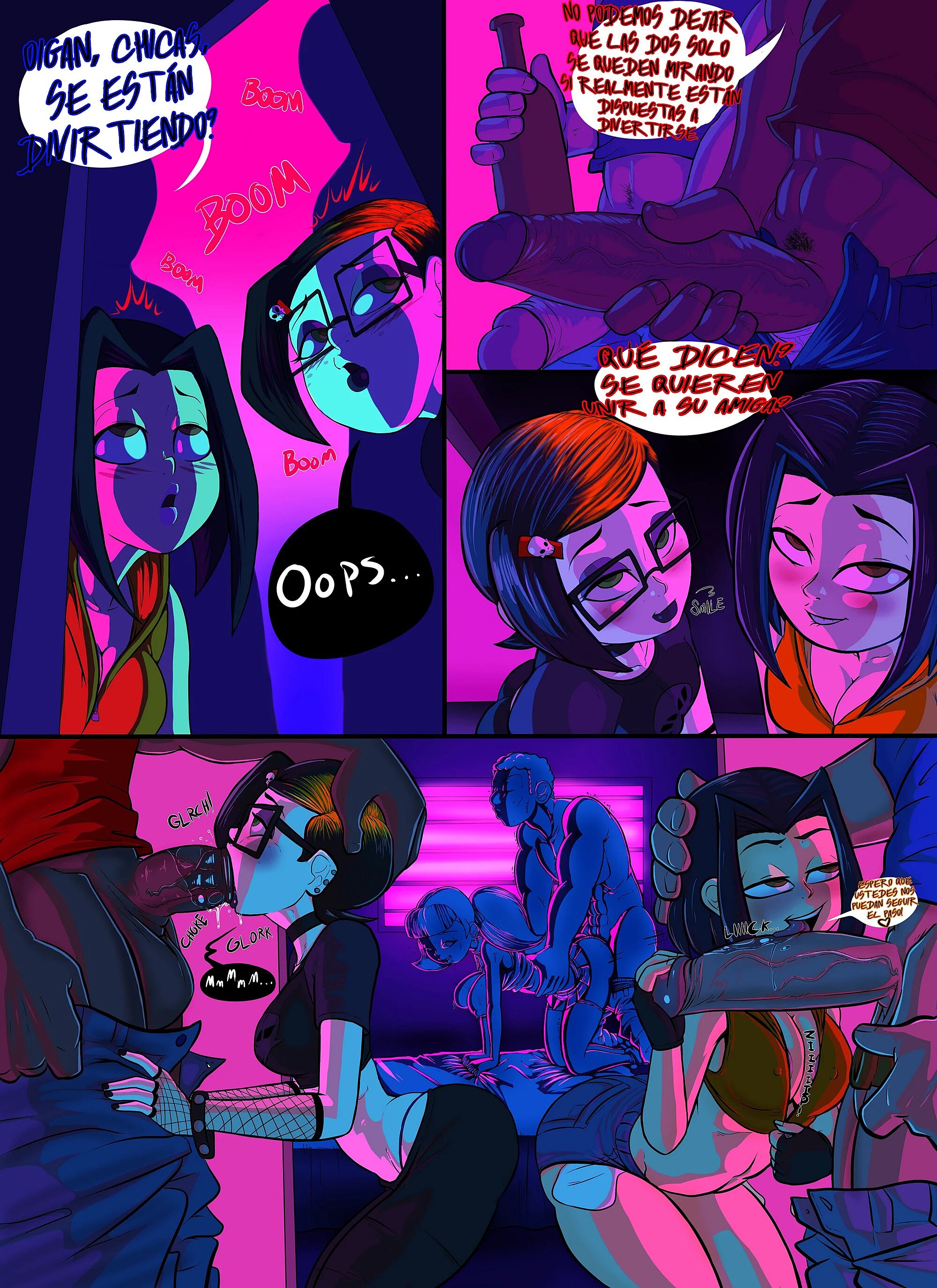 Cartoon COLLEGE PARTY
