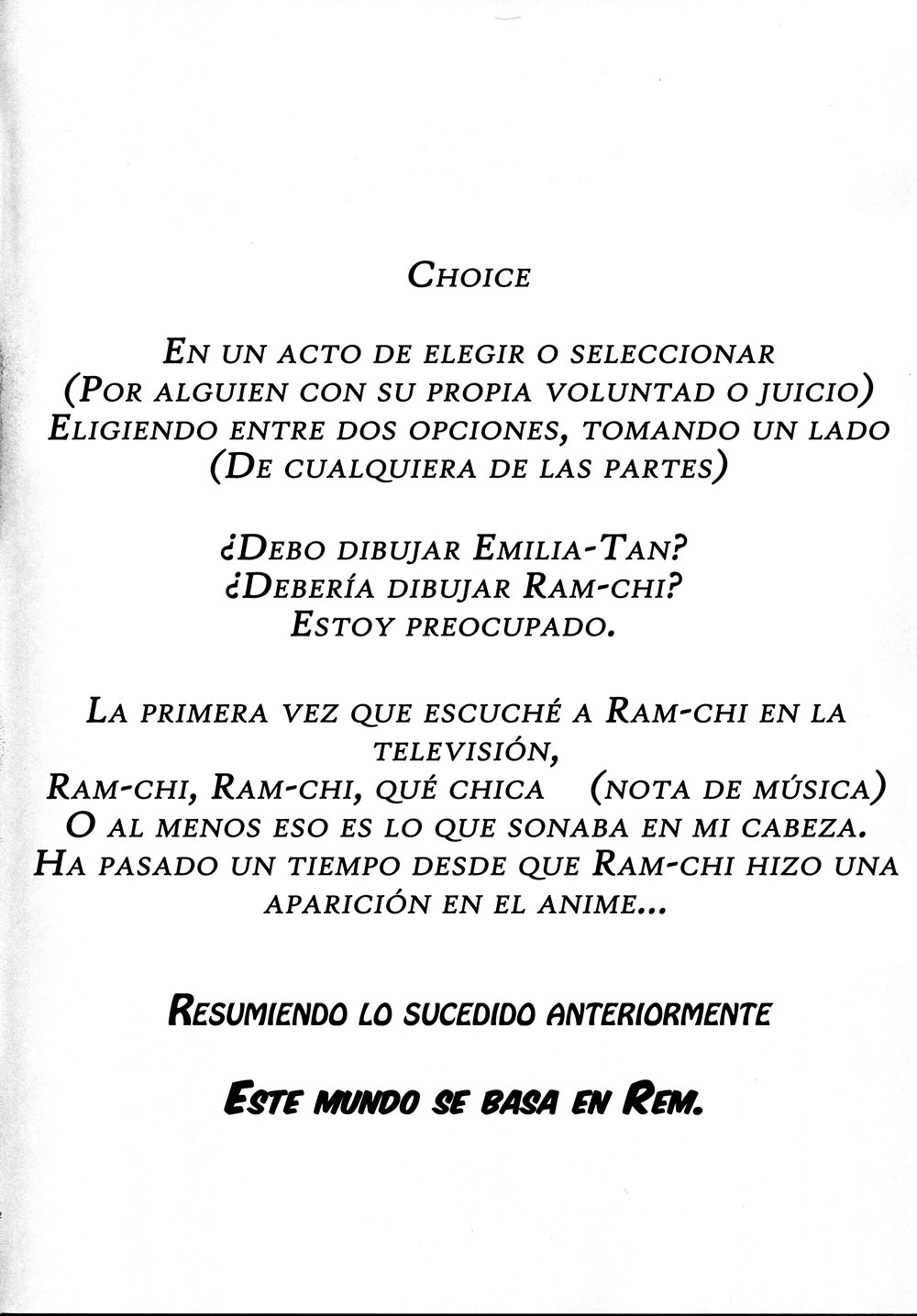 CHOICE parte 2