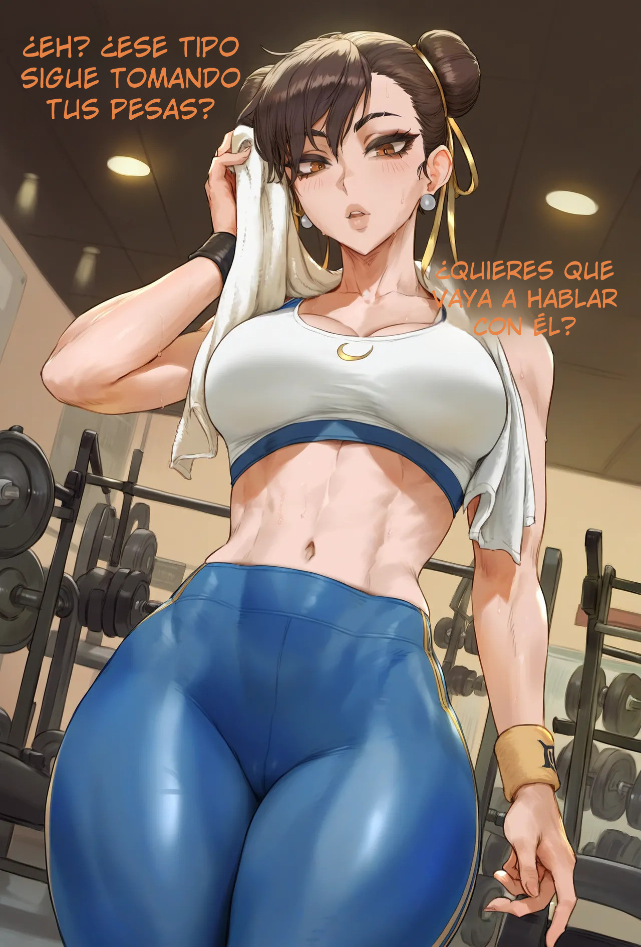 CHUN LI finds a new GYM Partner
