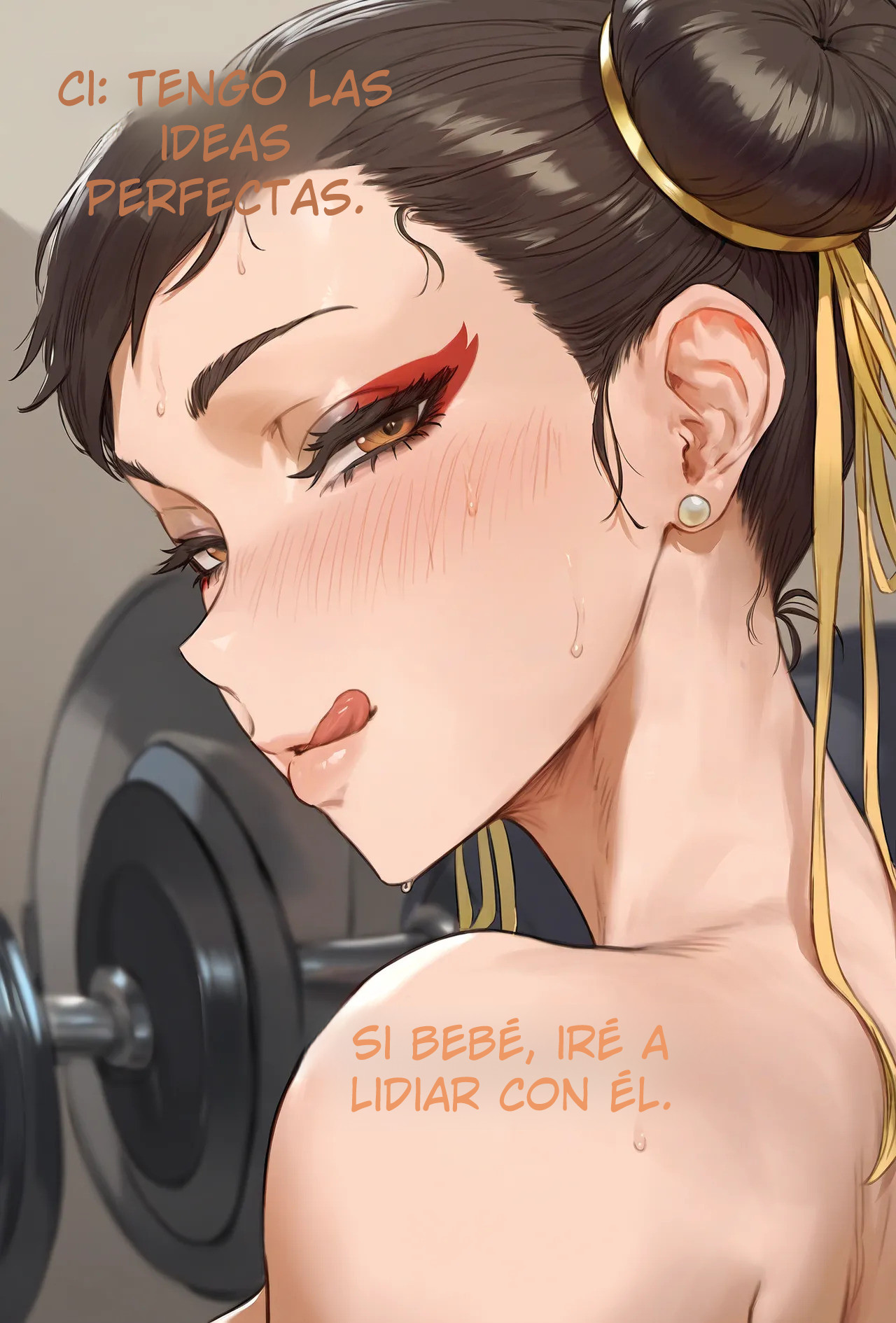 CHUN LI finds a new GYM Partner