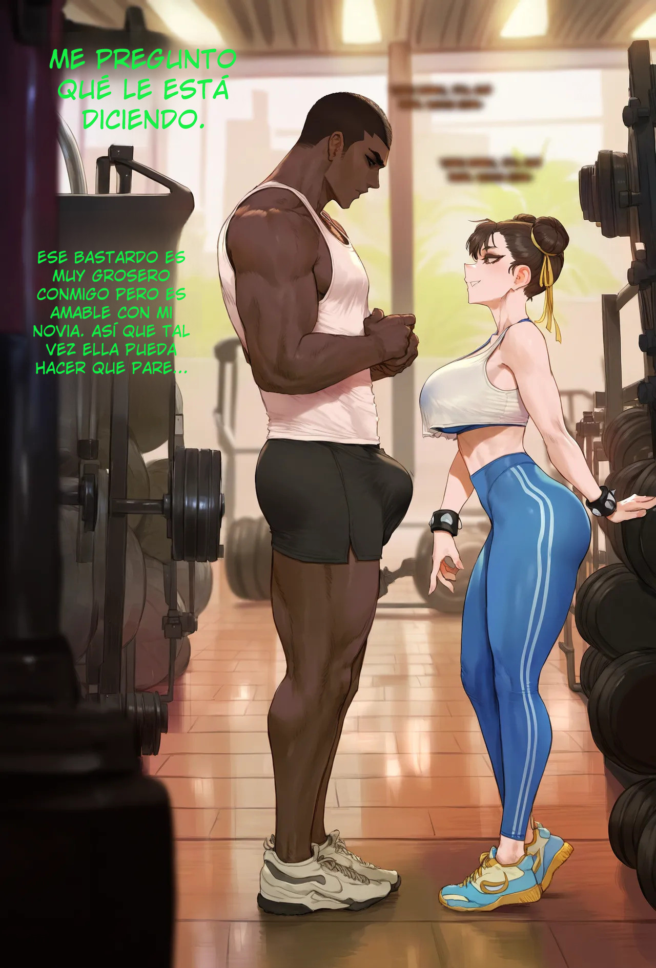CHUN LI finds a new GYM Partner
