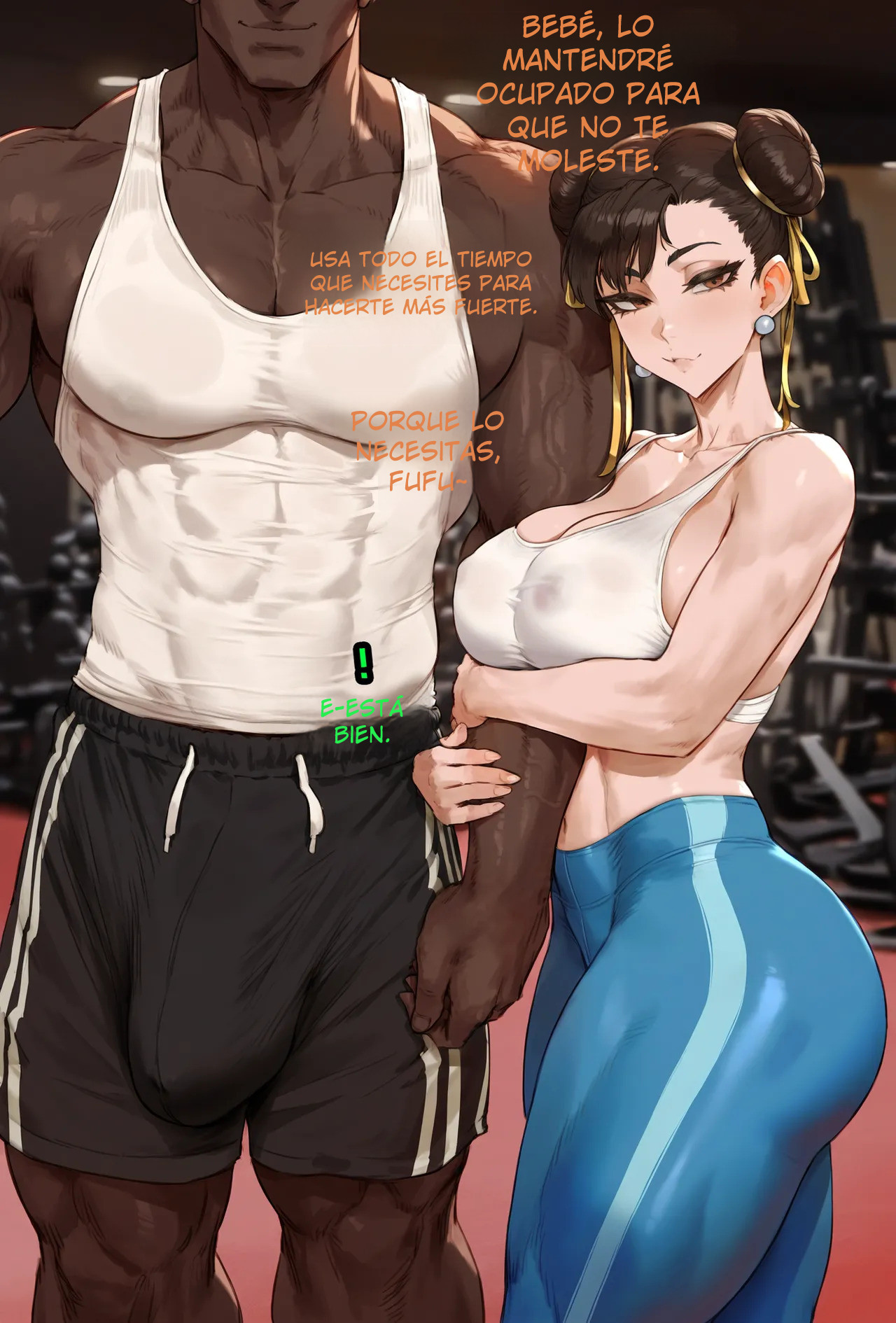 CHUN LI finds a new GYM Partner