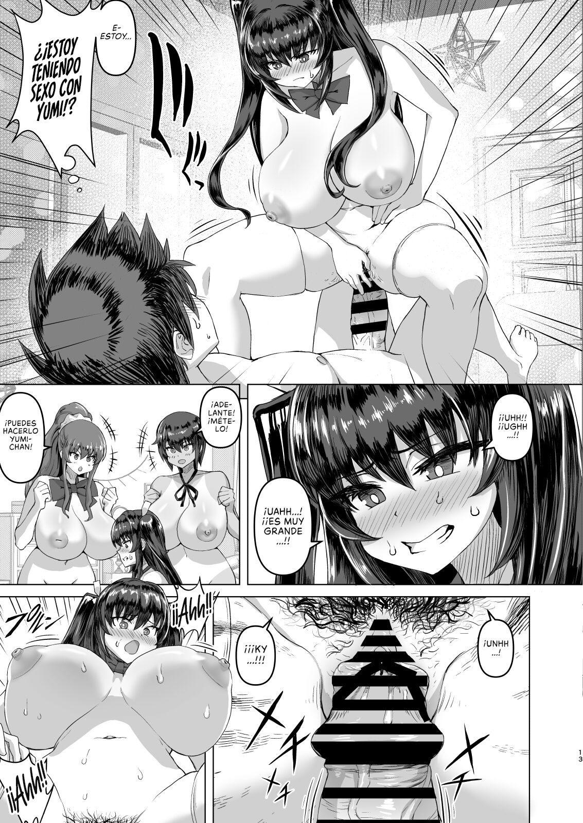 Cuando mi POLLA se puso GRANDE mi AMIGA de la infancia y sus AMIGAS me hicieron un HAREM