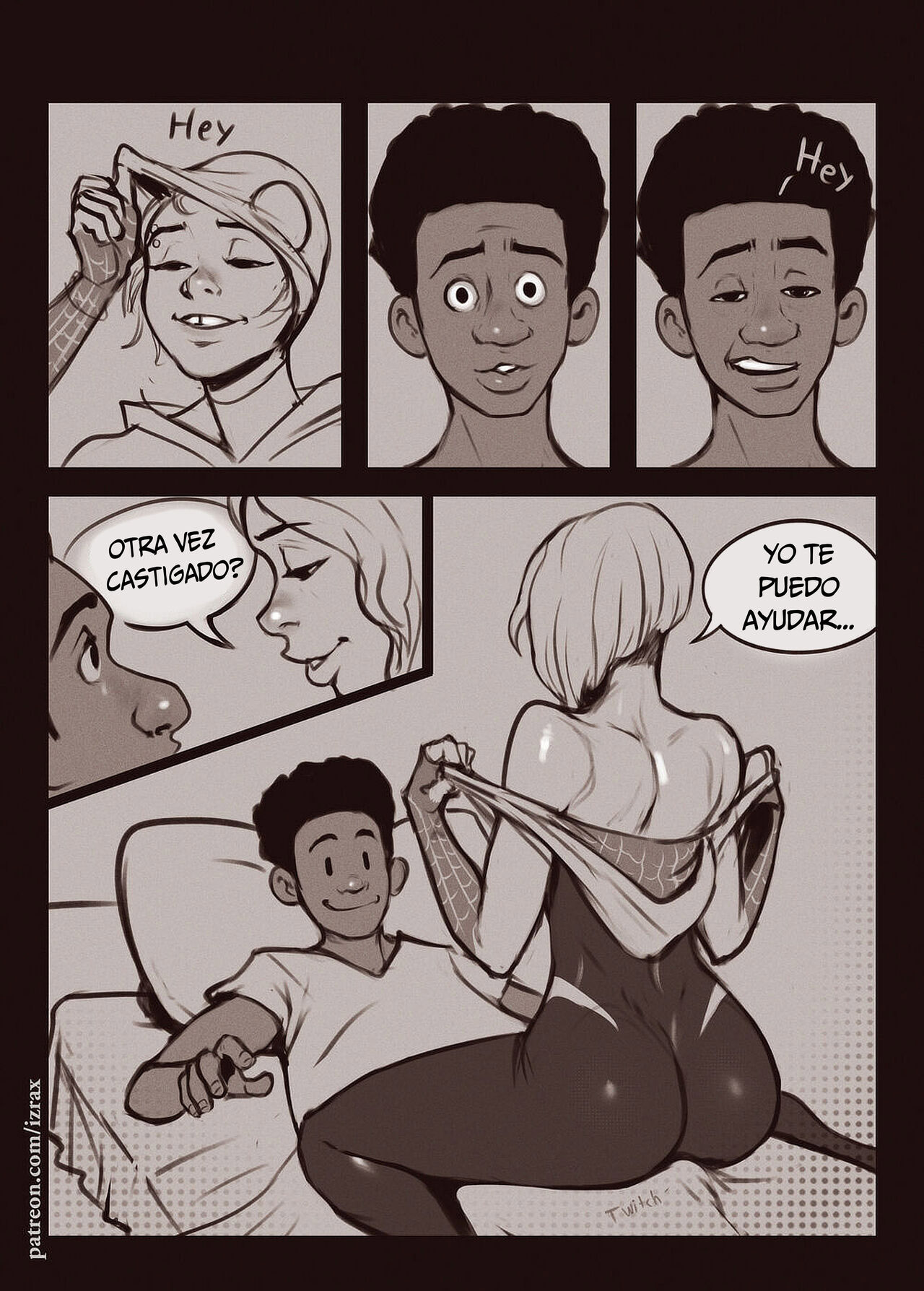 Dentro de SPIDER GWEN