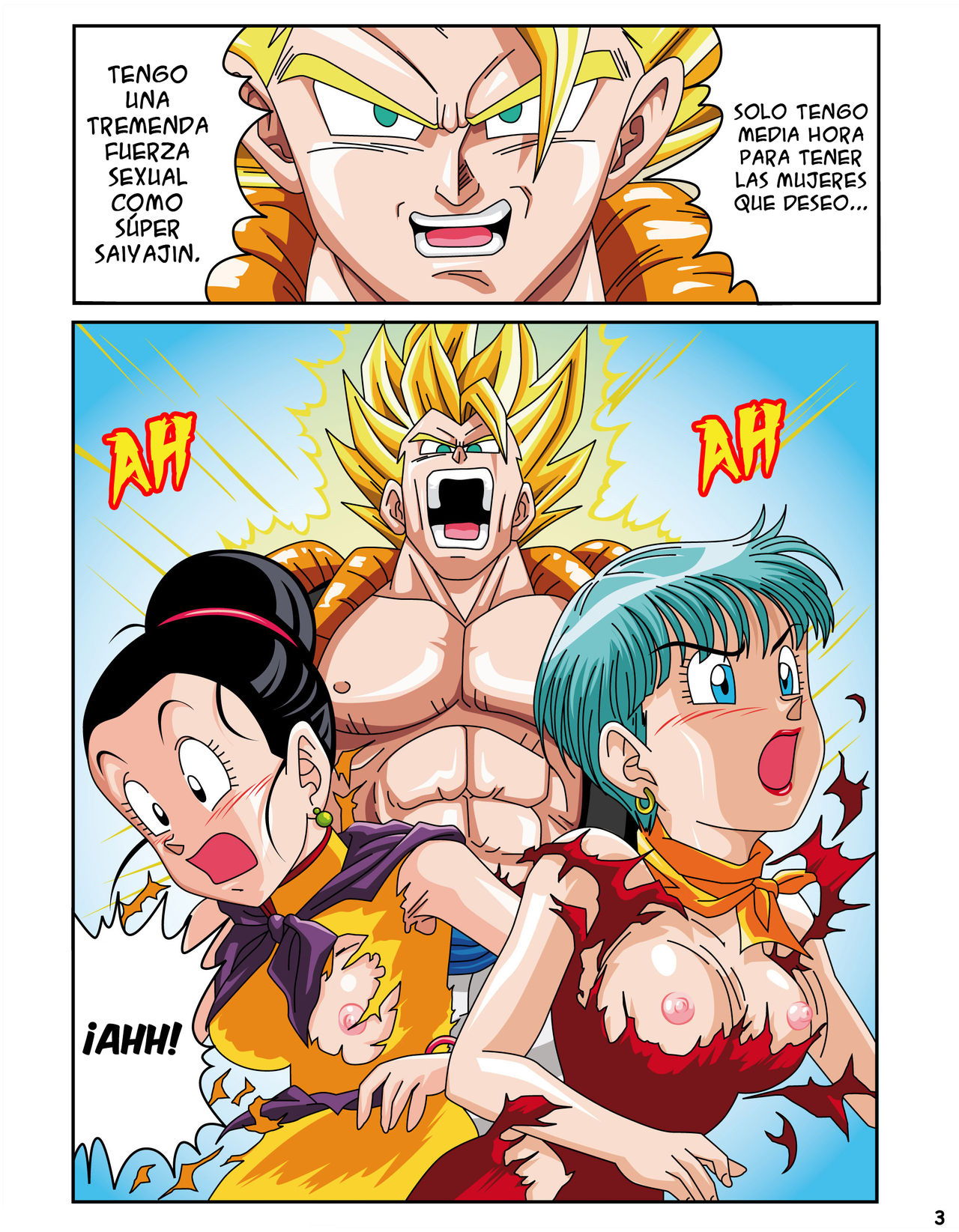 DRAGON BALL H - Super Saiyajin SEXUAL