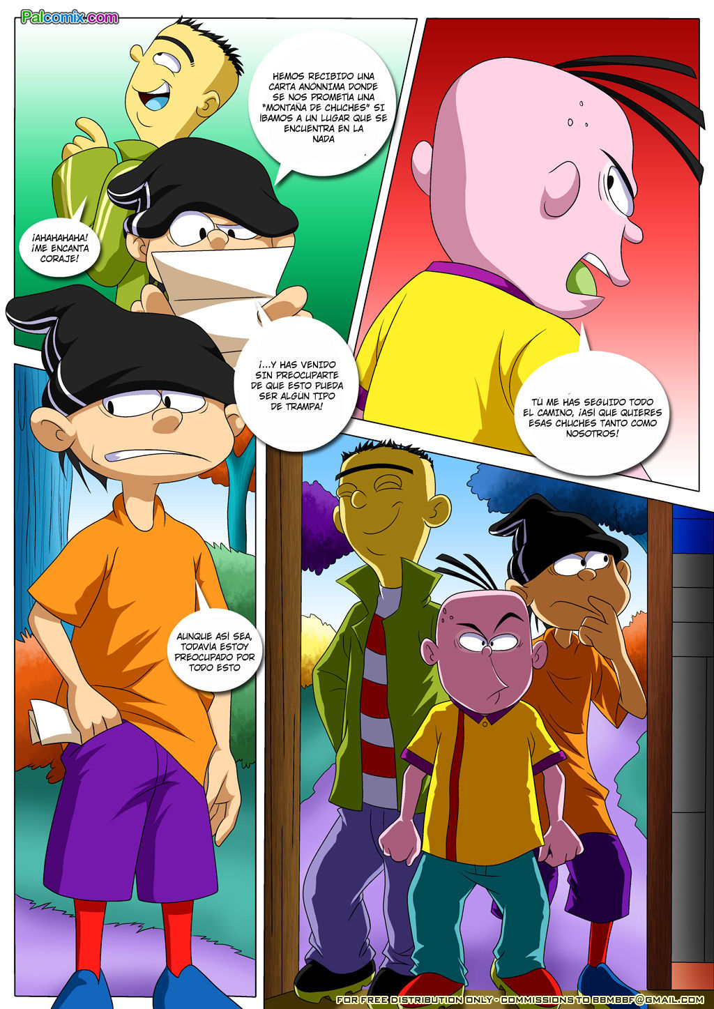 ED EDD y EDDY Dirigiendo un duro ED
