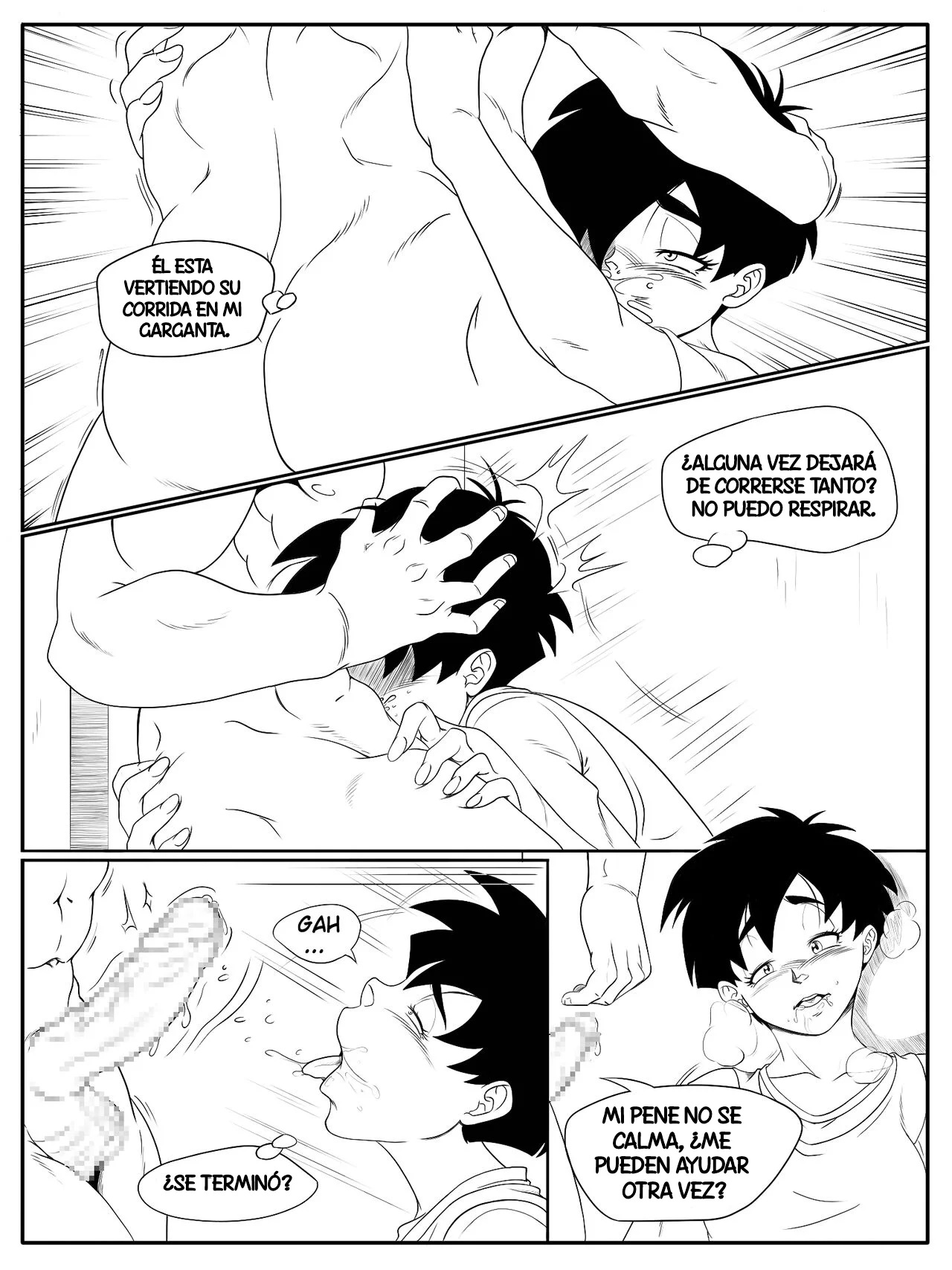 El duro encuentro de GOKU y VIDEL