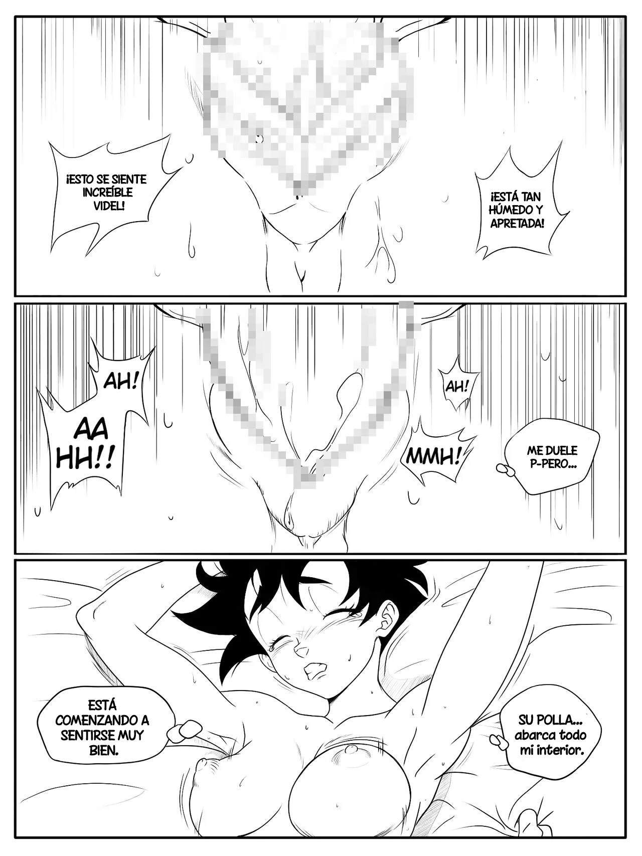 El duro encuentro de GOKU y VIDEL