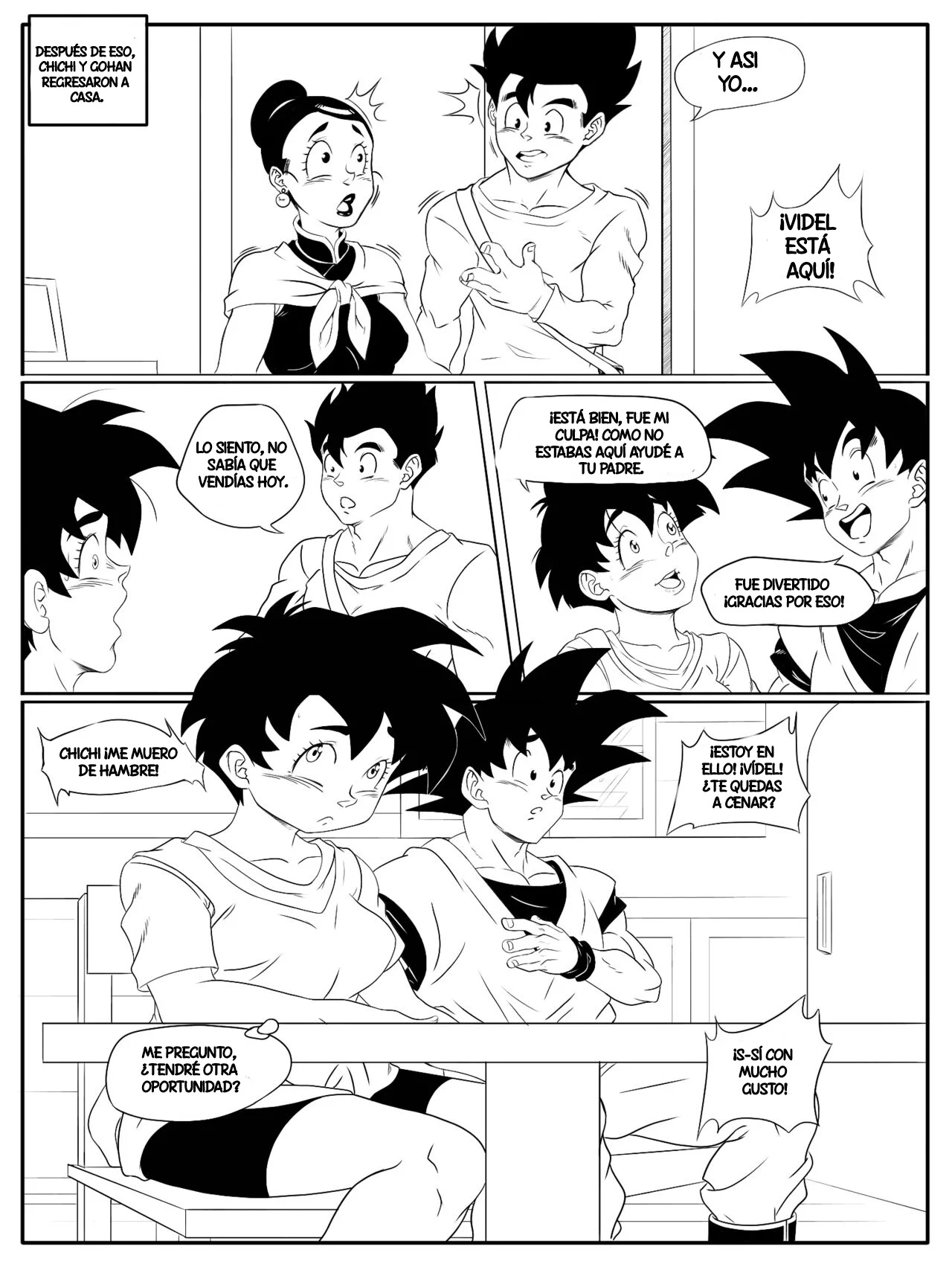 El duro encuentro de GOKU y VIDEL