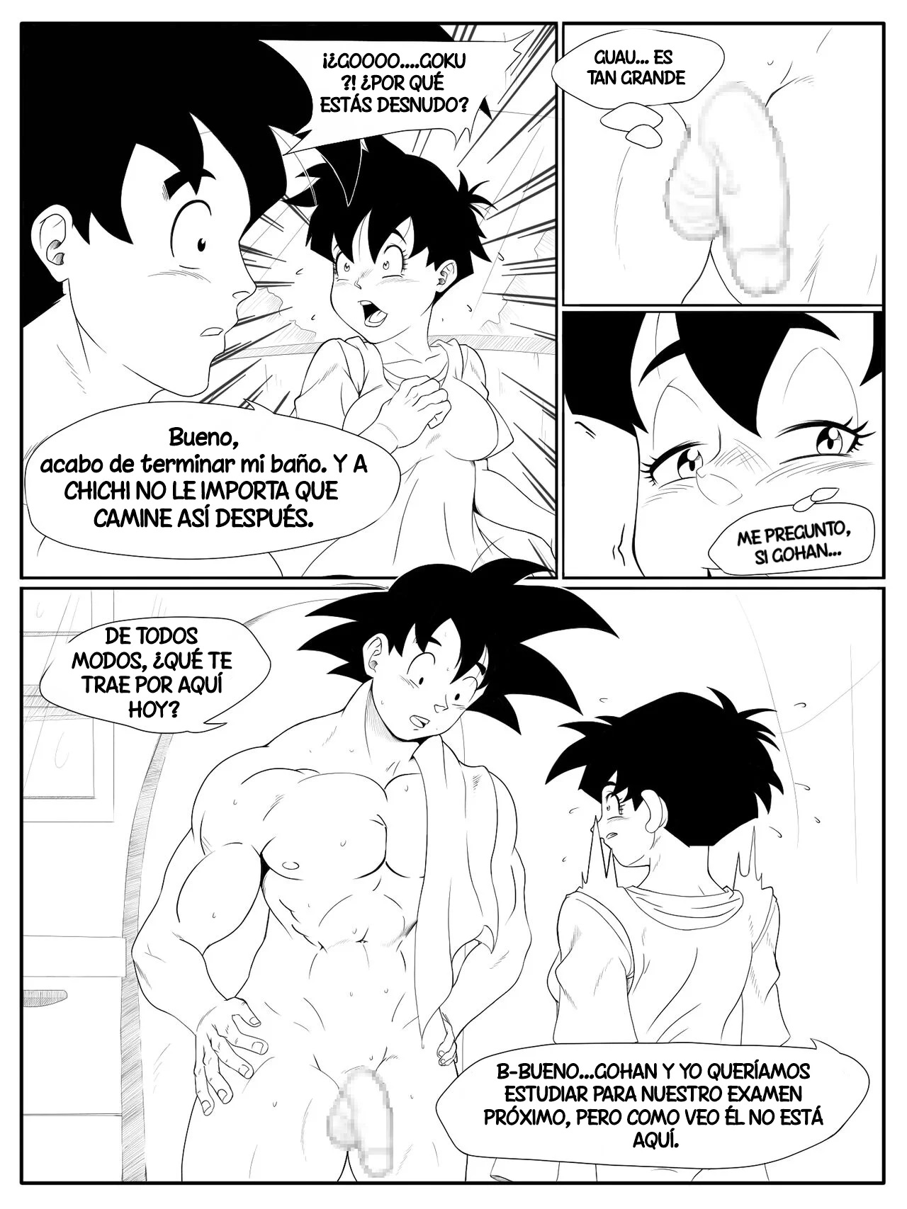 El duro encuentro de GOKU y VIDEL