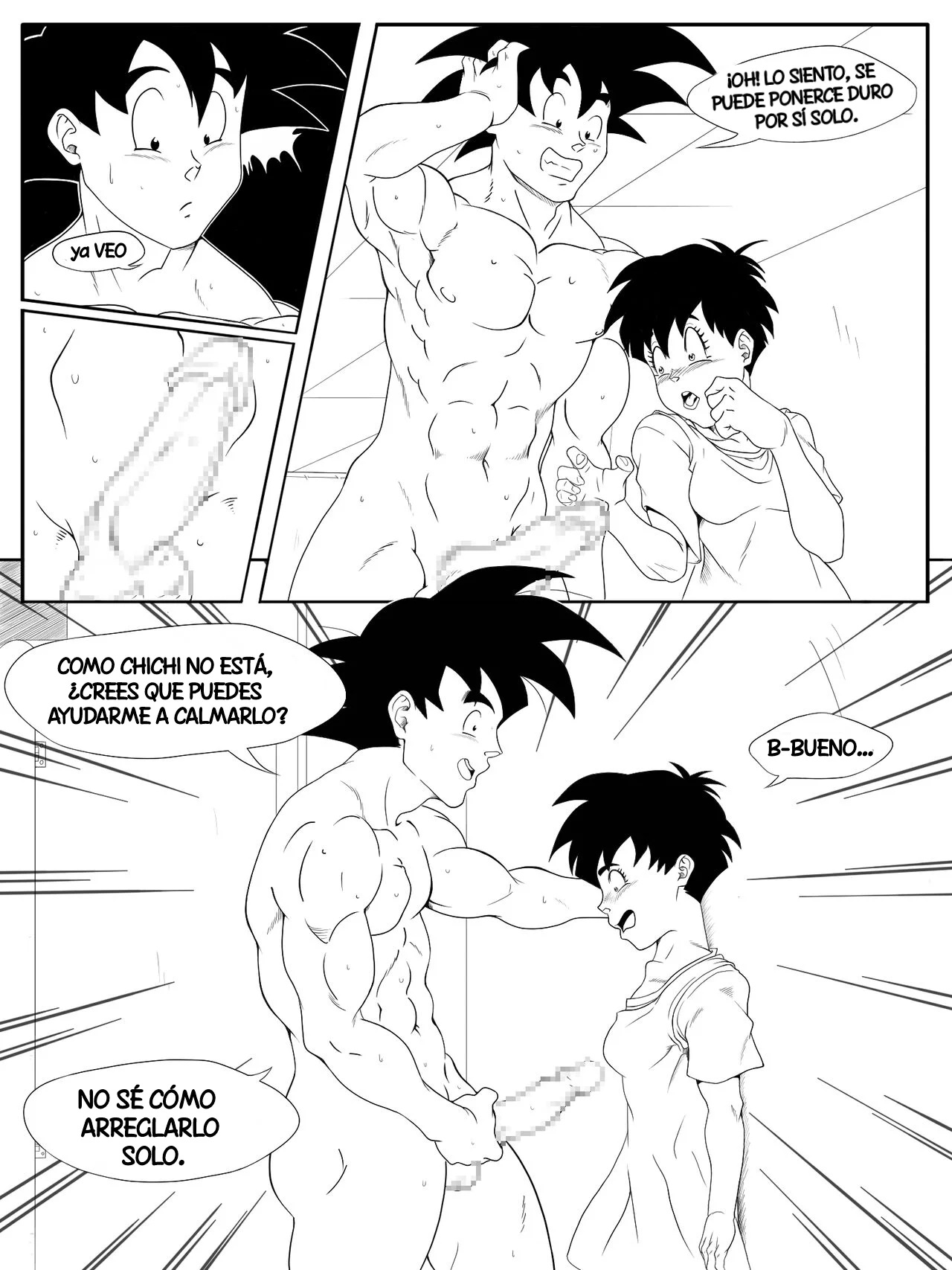 El duro encuentro de GOKU y VIDEL