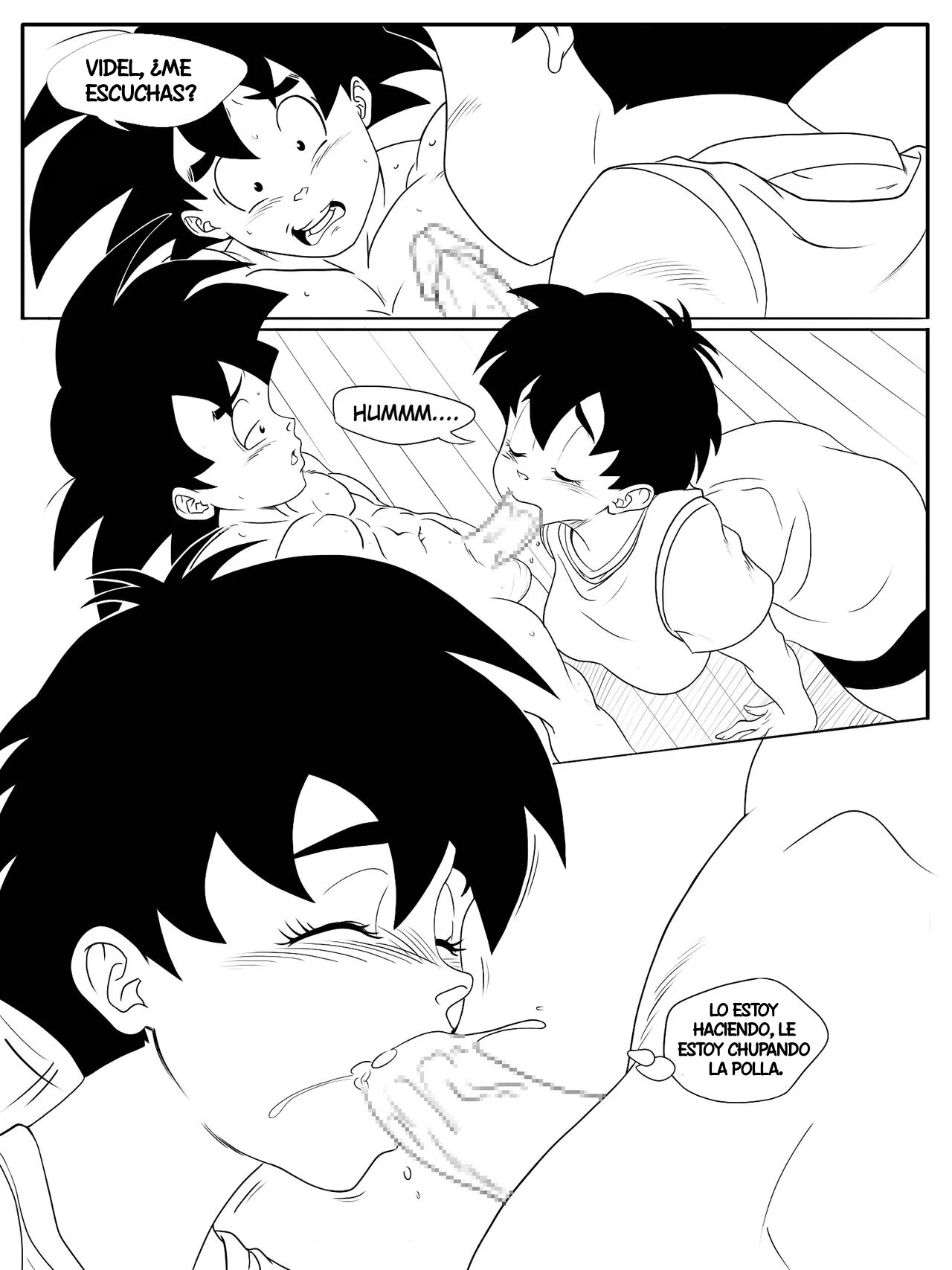 El duro encuentro de GOKU y VIDEL
