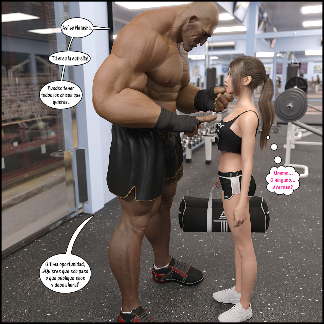 El ENTRENAMIENTO de Natasha parte 1