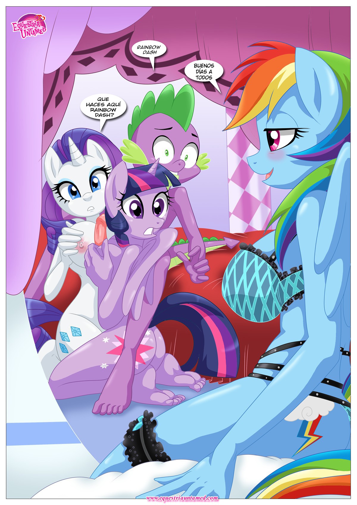 El Juego de EXHIBICION Publica de Afecto de RAINBOW DASH