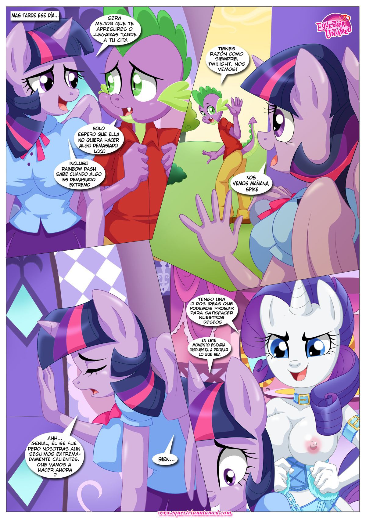 El Juego de EXHIBICION Publica de Afecto de RAINBOW DASH
