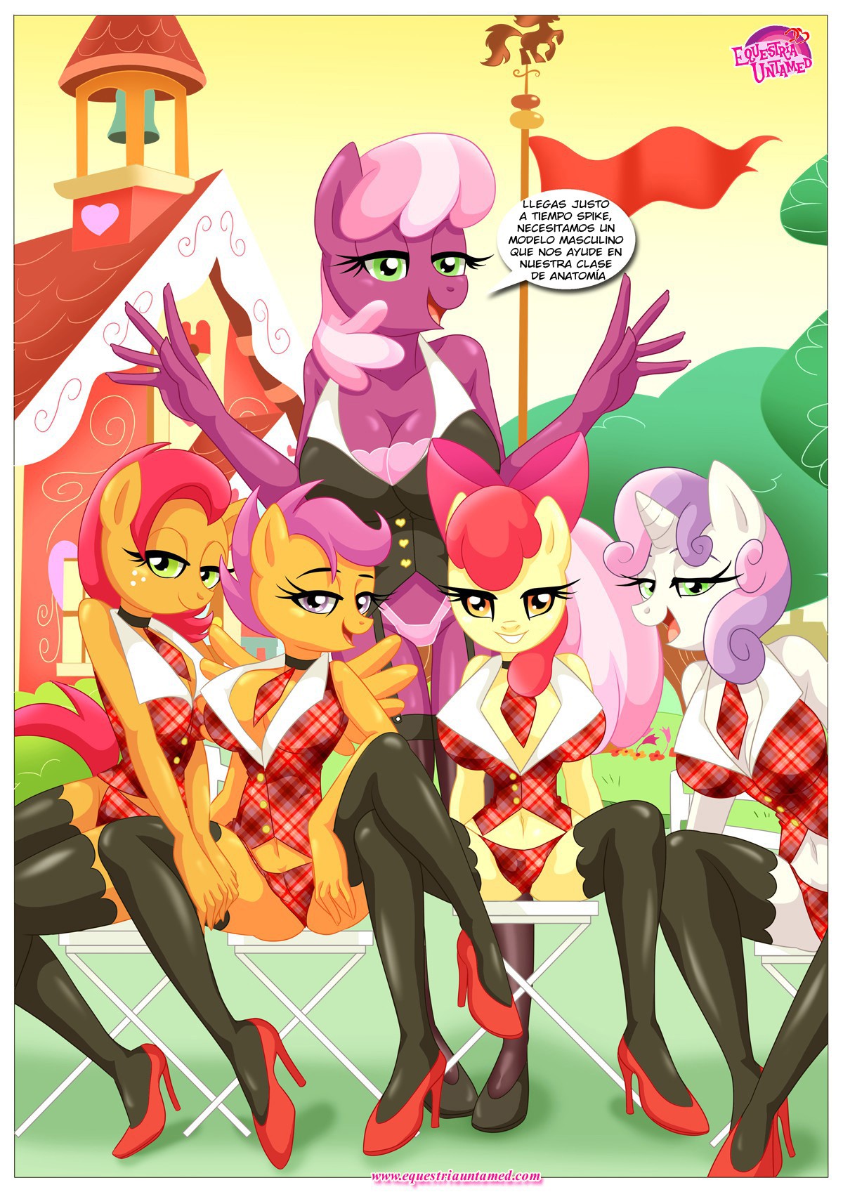 El Juego de EXHIBICION Publica de Afecto de RAINBOW DASH