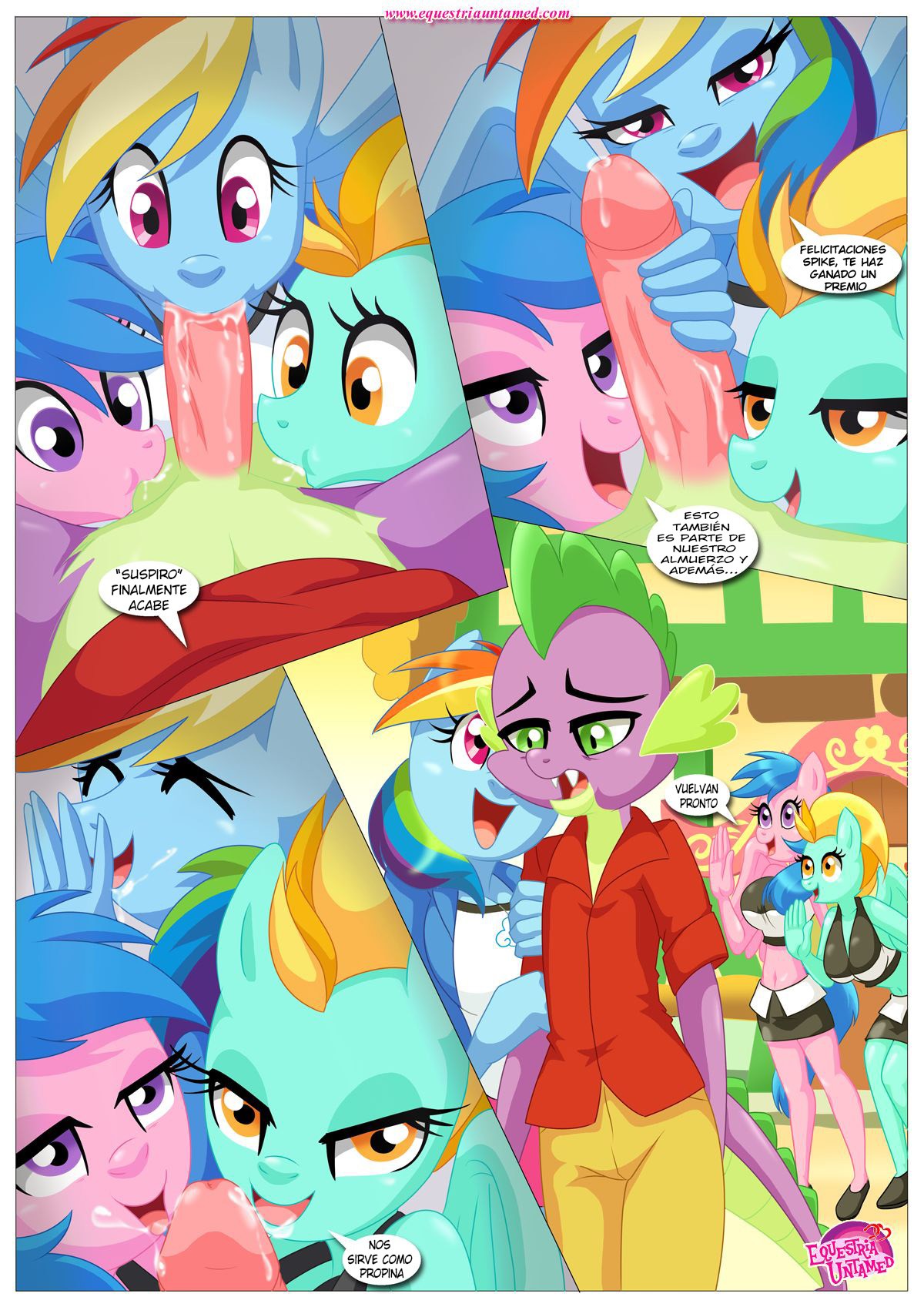 El Juego de EXHIBICION Publica de Afecto de RAINBOW DASH
