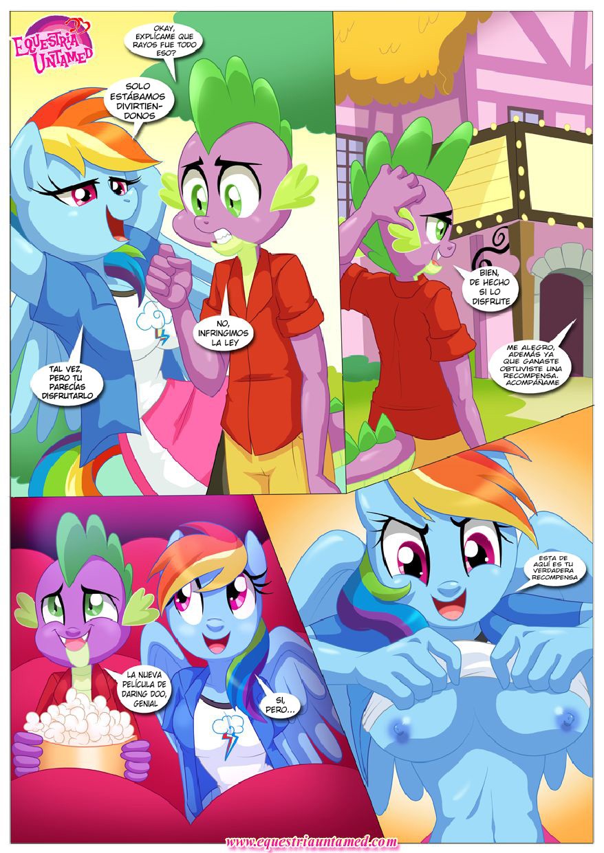 El Juego de EXHIBICION Publica de Afecto de RAINBOW DASH