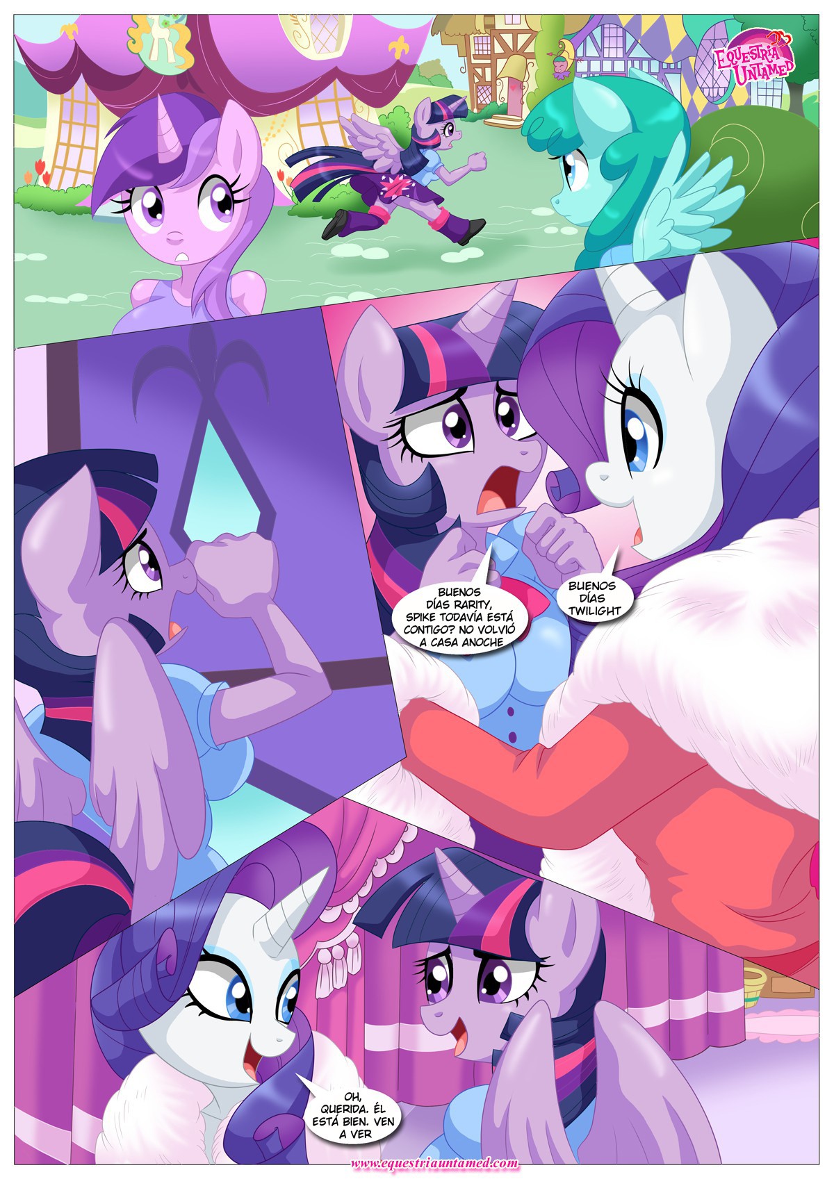 El Juego de EXHIBICION Publica de Afecto de RAINBOW DASH