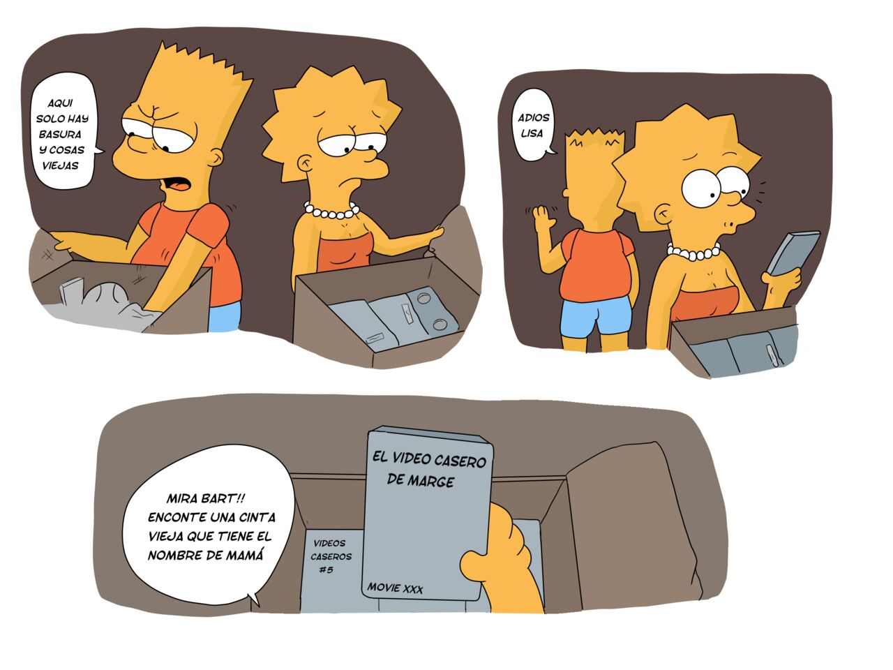 El VIDEO SECRETO de MARGE parte 1