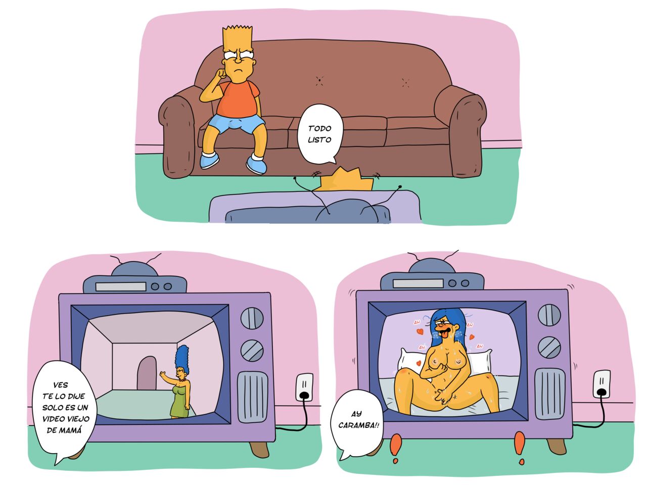 El VIDEO SECRETO de MARGE parte 1