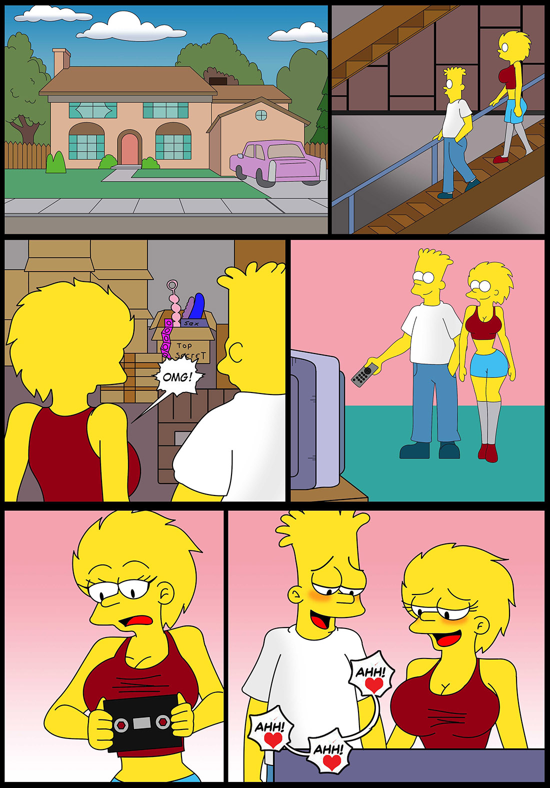 El Video XXX de MARGUE y HOMERO