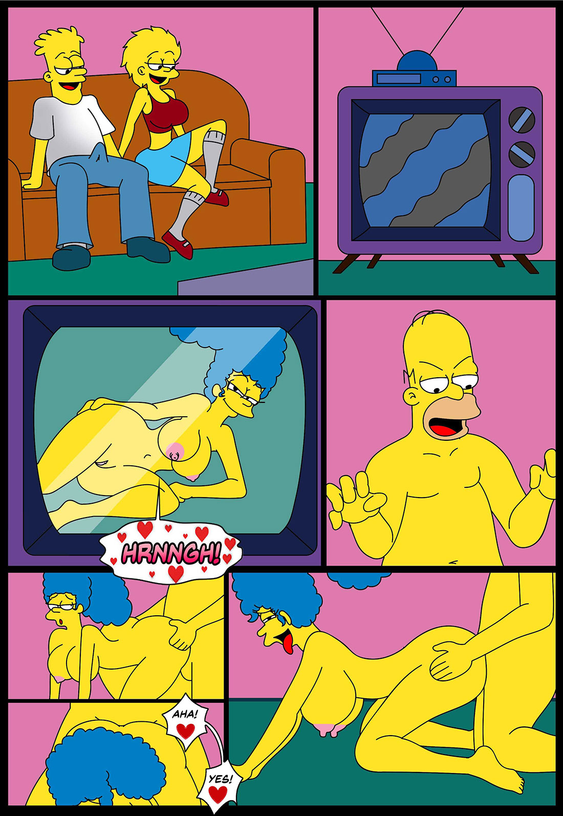 El Video XXX de MARGUE y HOMERO