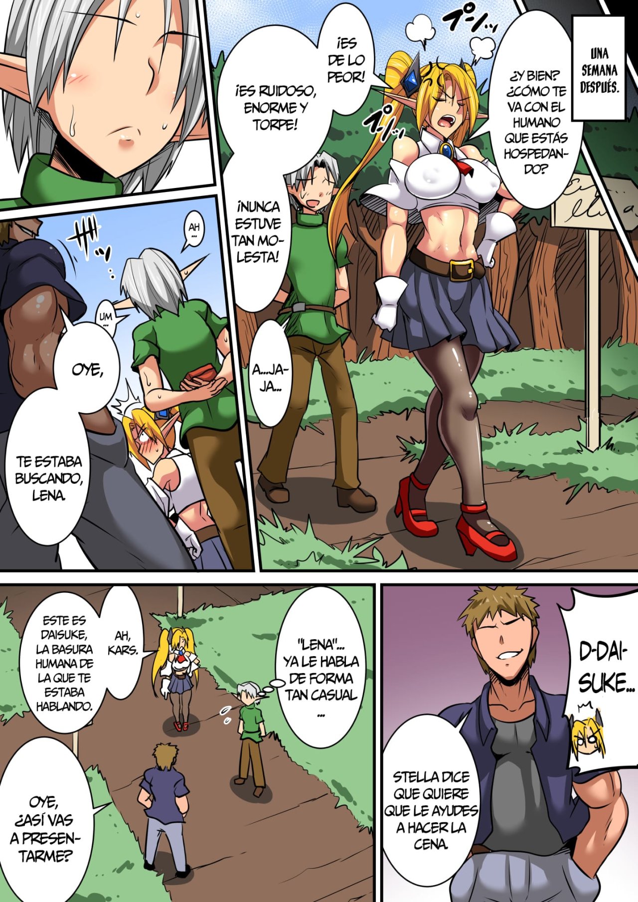 ELF OYAKO to Pakopako Ibunka Kouryuu! Lena Hen
