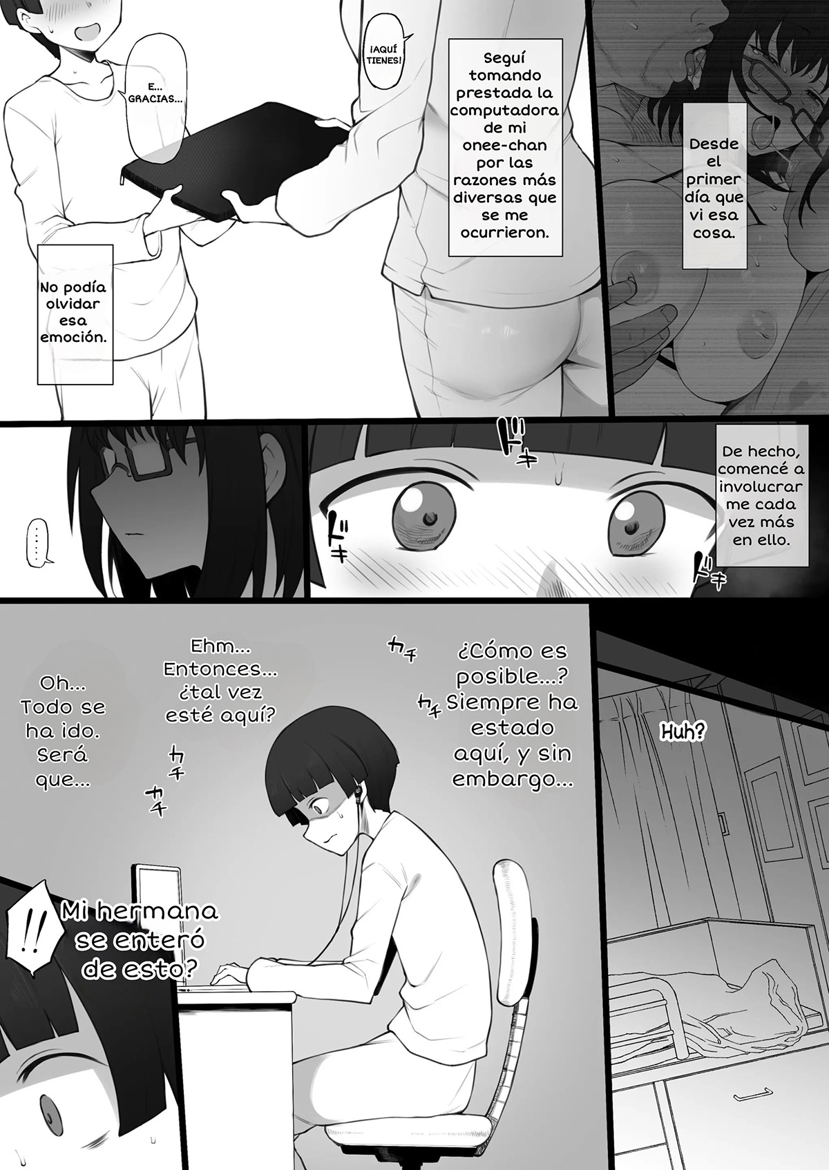 En la COMPUTADORA que me presto mi QUERIDA HERMANA MAYOR parte 1