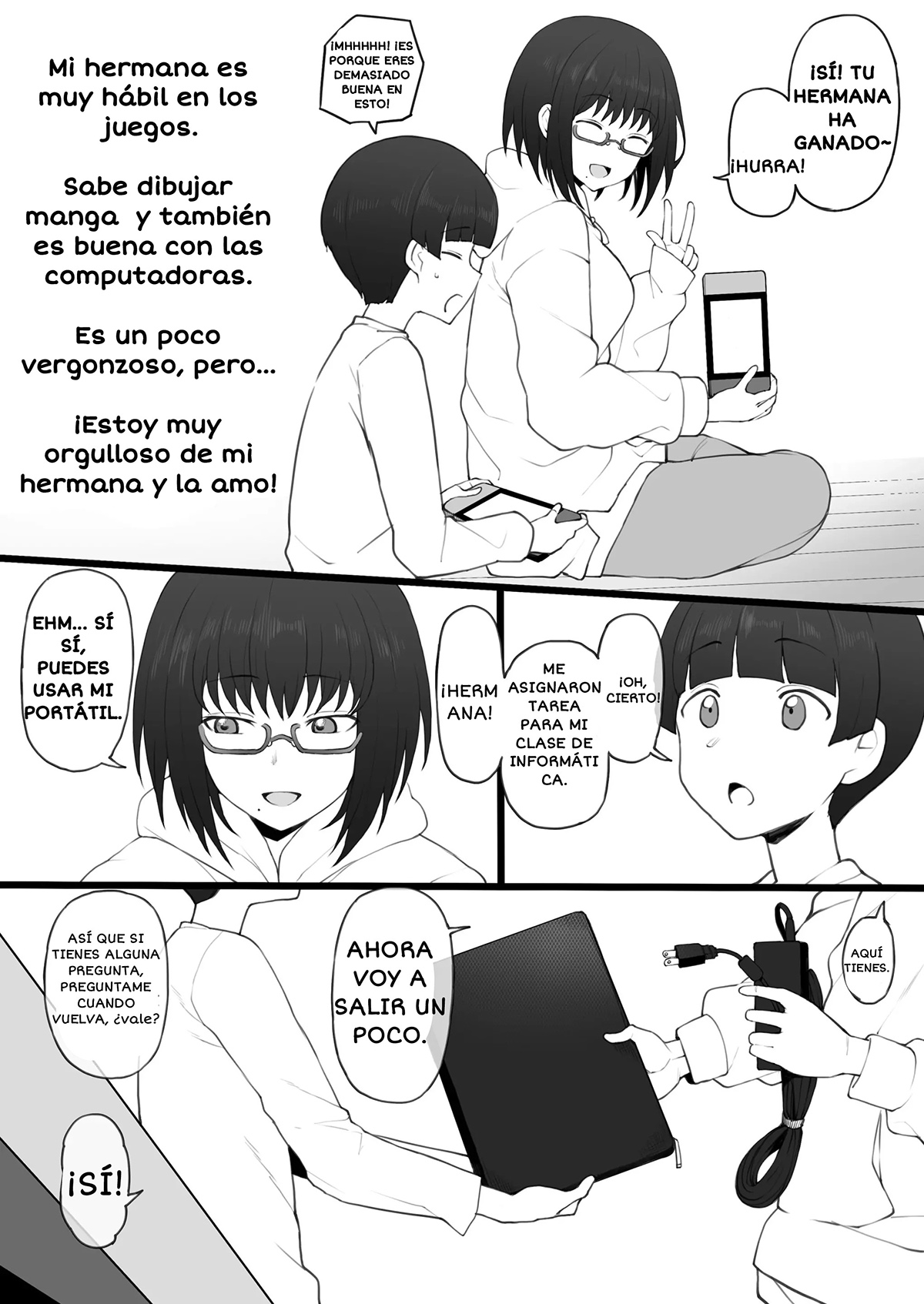 En la COMPUTADORA que me presto mi QUERIDA HERMANA MAYOR parte 1
