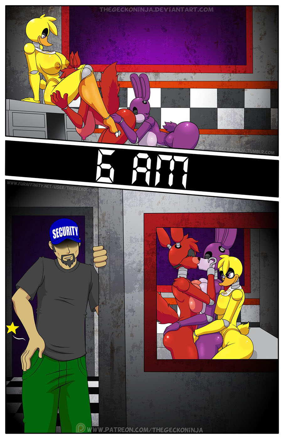 FIVE Fucks at FREDDYS