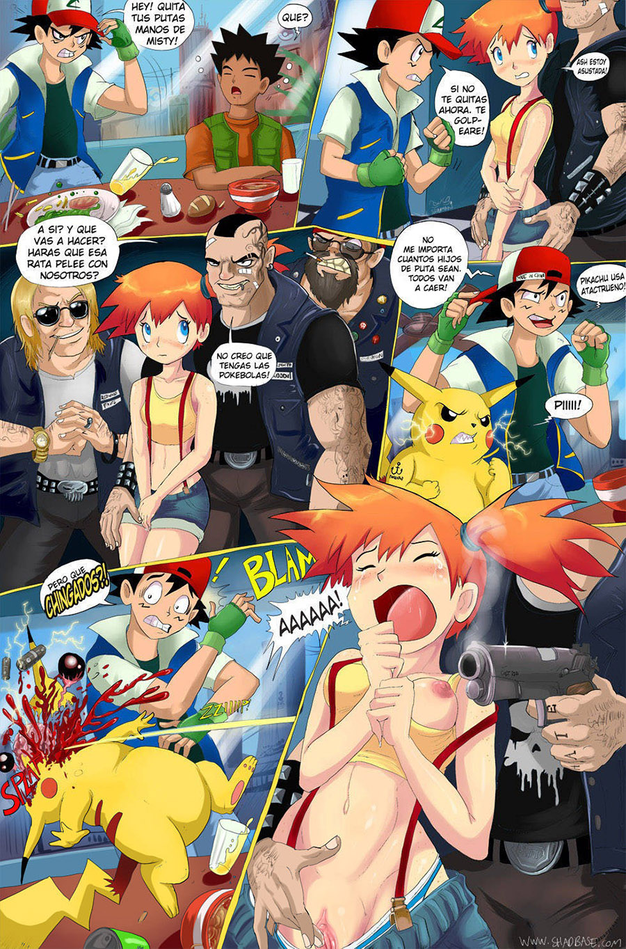 FUCKEMON - MISTY gets wet